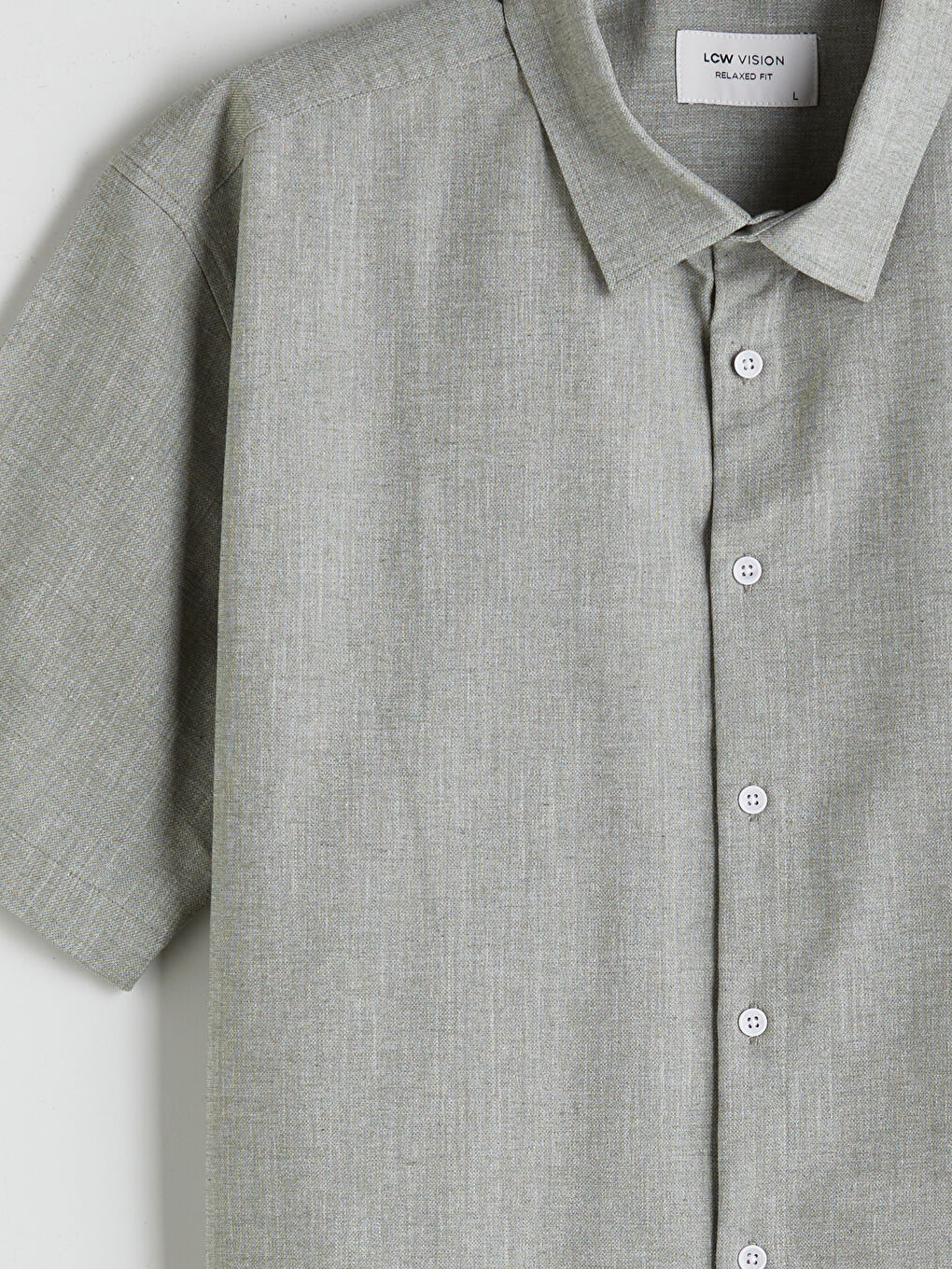 Regular Fit Short Sleeve Dobby Men's Shirt -S5QT60Z8-ZSY