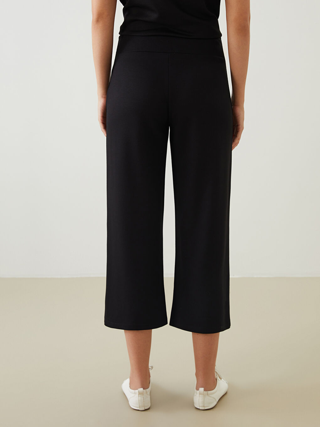 Elasticated Waist Women's Capri -S5QT61Z8-CVL