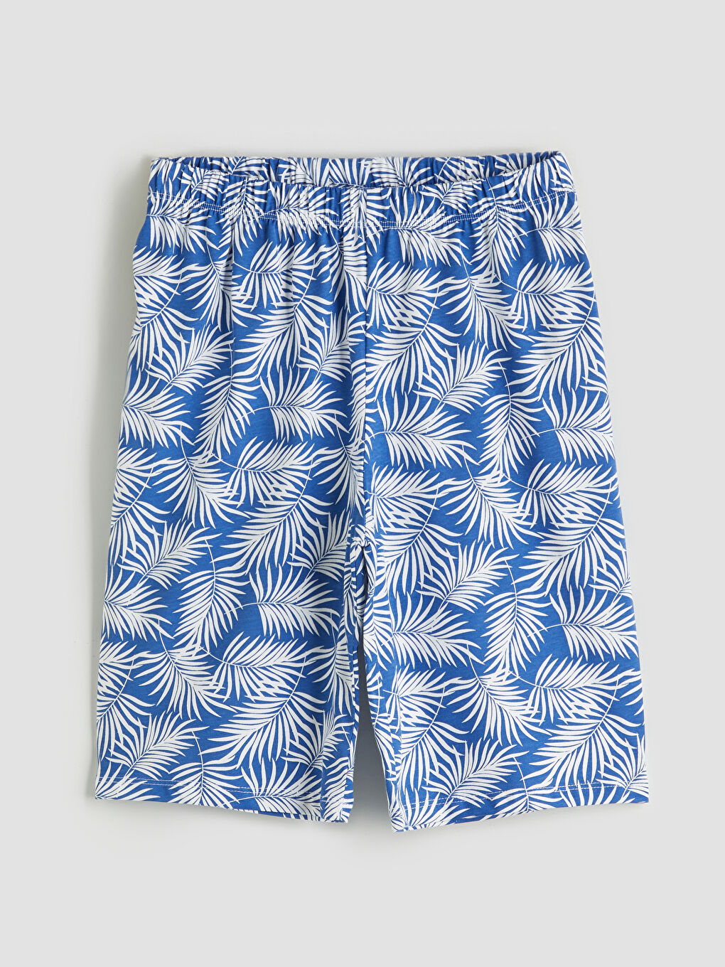 Mavi Beli Lastikli Erkek Çocuk Pijama Şort