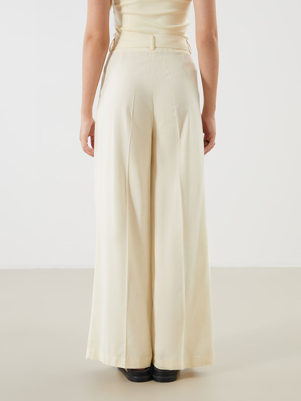 Žena ŽUTA Hlače-3