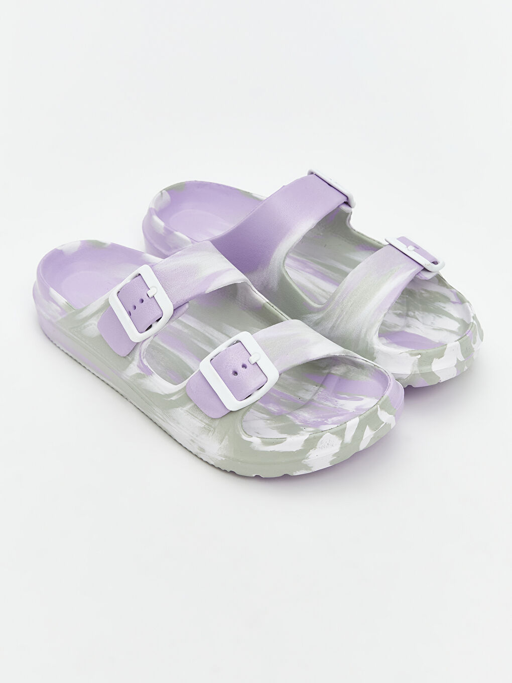 LCW STEPS Double Strap Women's Sliders -S5QT79Z8-DP3