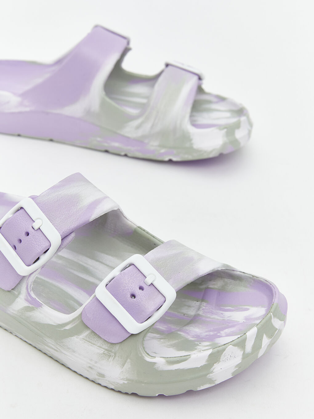 LCW STEPS Double Strap Women's Sliders -S5QT79Z8-DP3