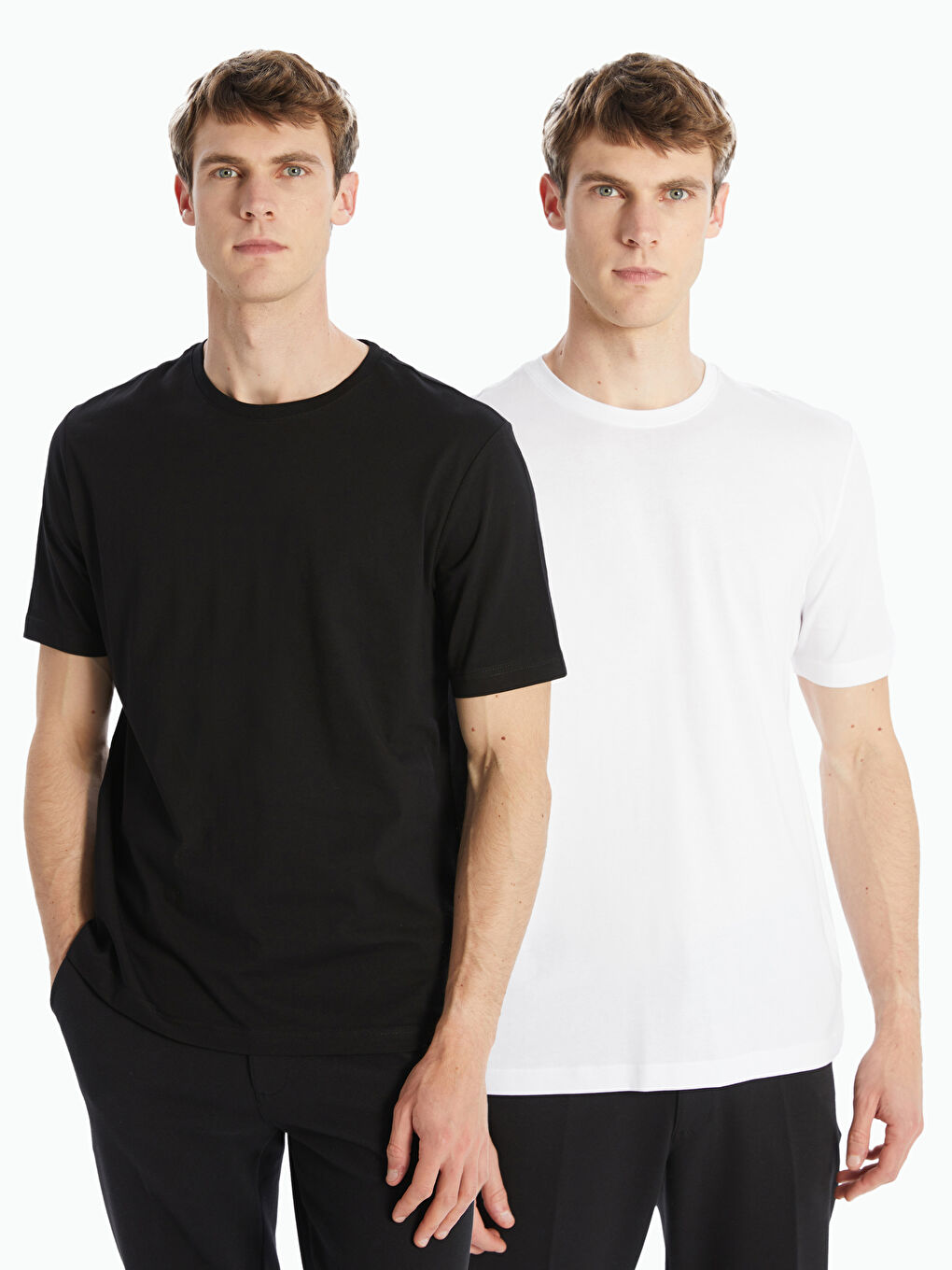 LCWAIKIKI Classic Man BLACK T-Shirt -S5QT86Z8-CVL