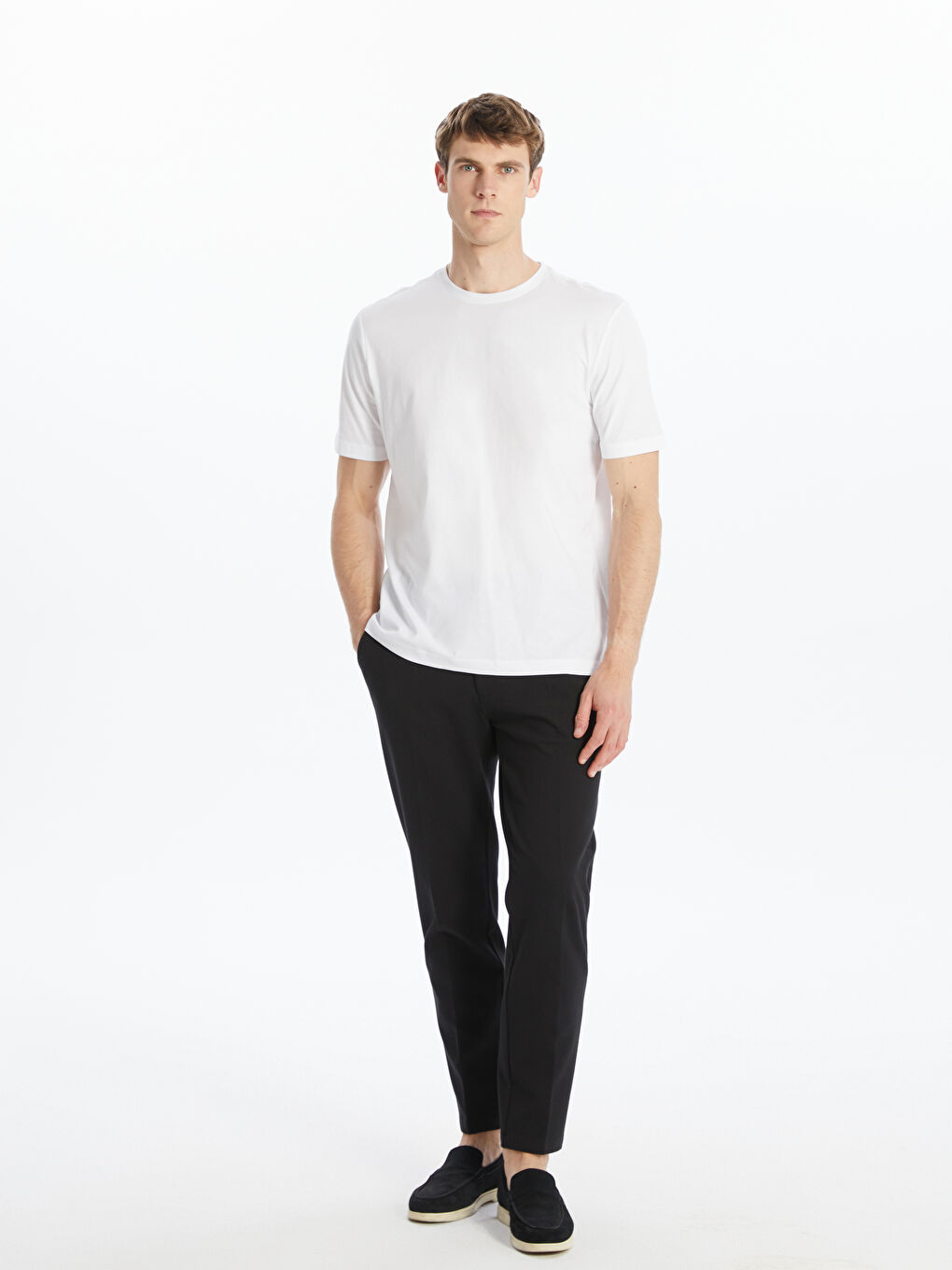 LCWAIKIKI Classic Man BLACK T-Shirt -S5QT86Z8-CVL