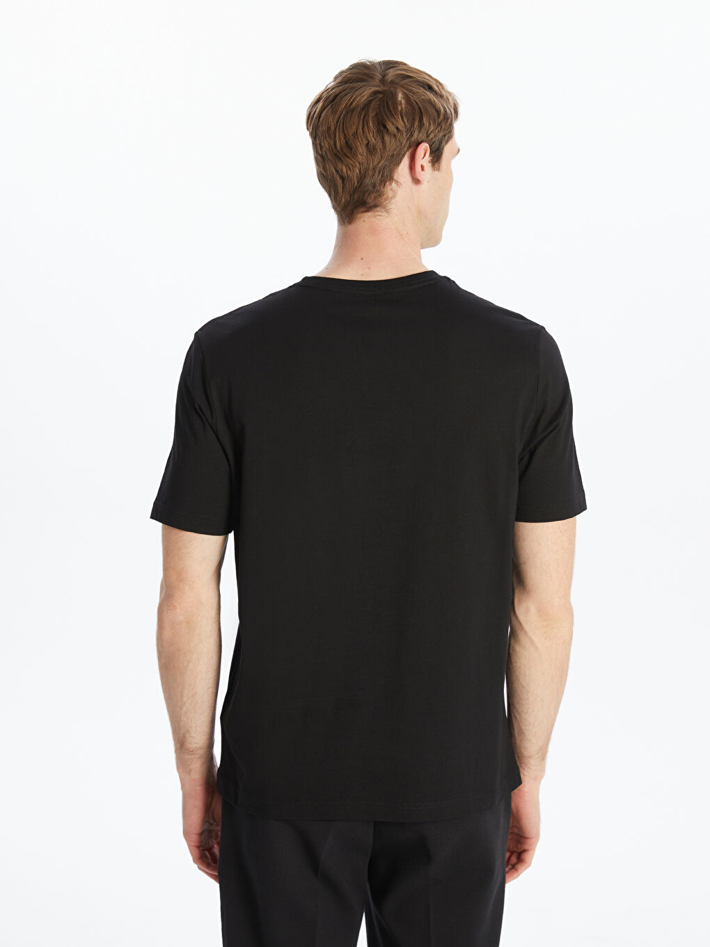 LCWAIKIKI Classic Man BLACK T-Shirt -S5QT86Z8-CVL