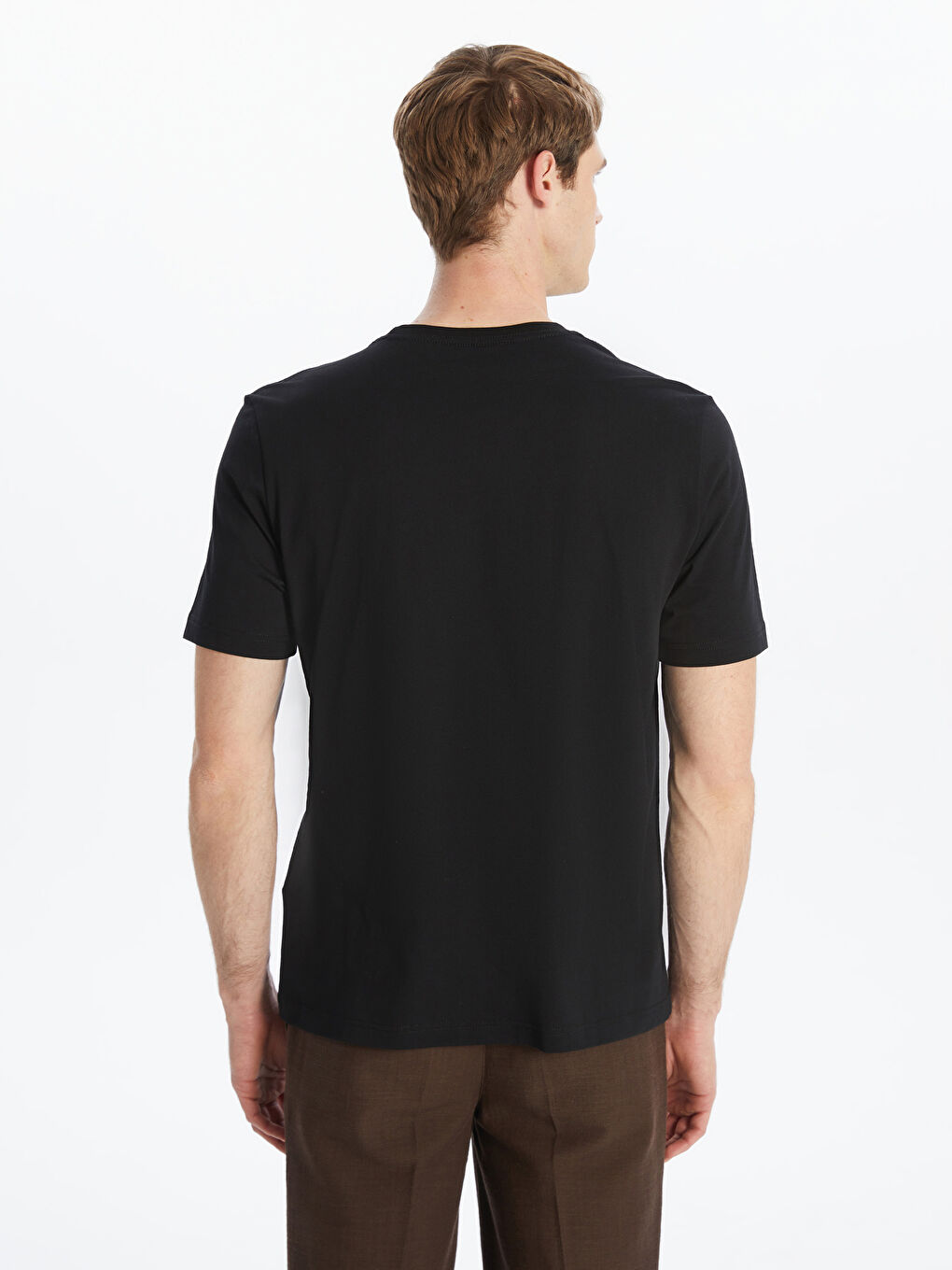LCWAIKIKI Classic Man BLACK T-Shirt -S5QT87Z8-CVL