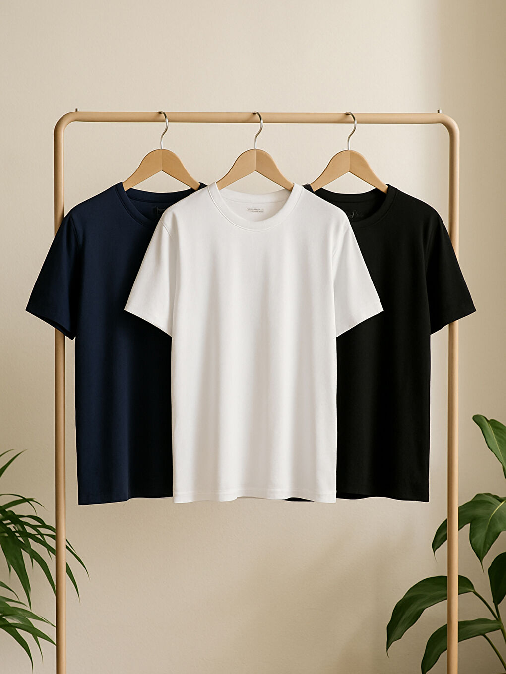 LCWAIKIKI Classic Man BLACK T-Shirt -S5QT87Z8-CVL