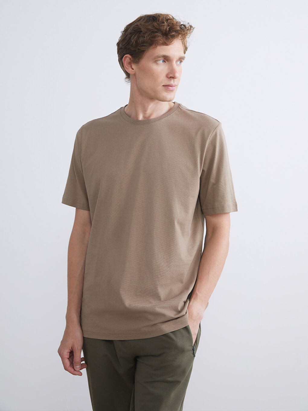 Crew Neck Short Sleeve Men's T-Shirt 3-Pack-2