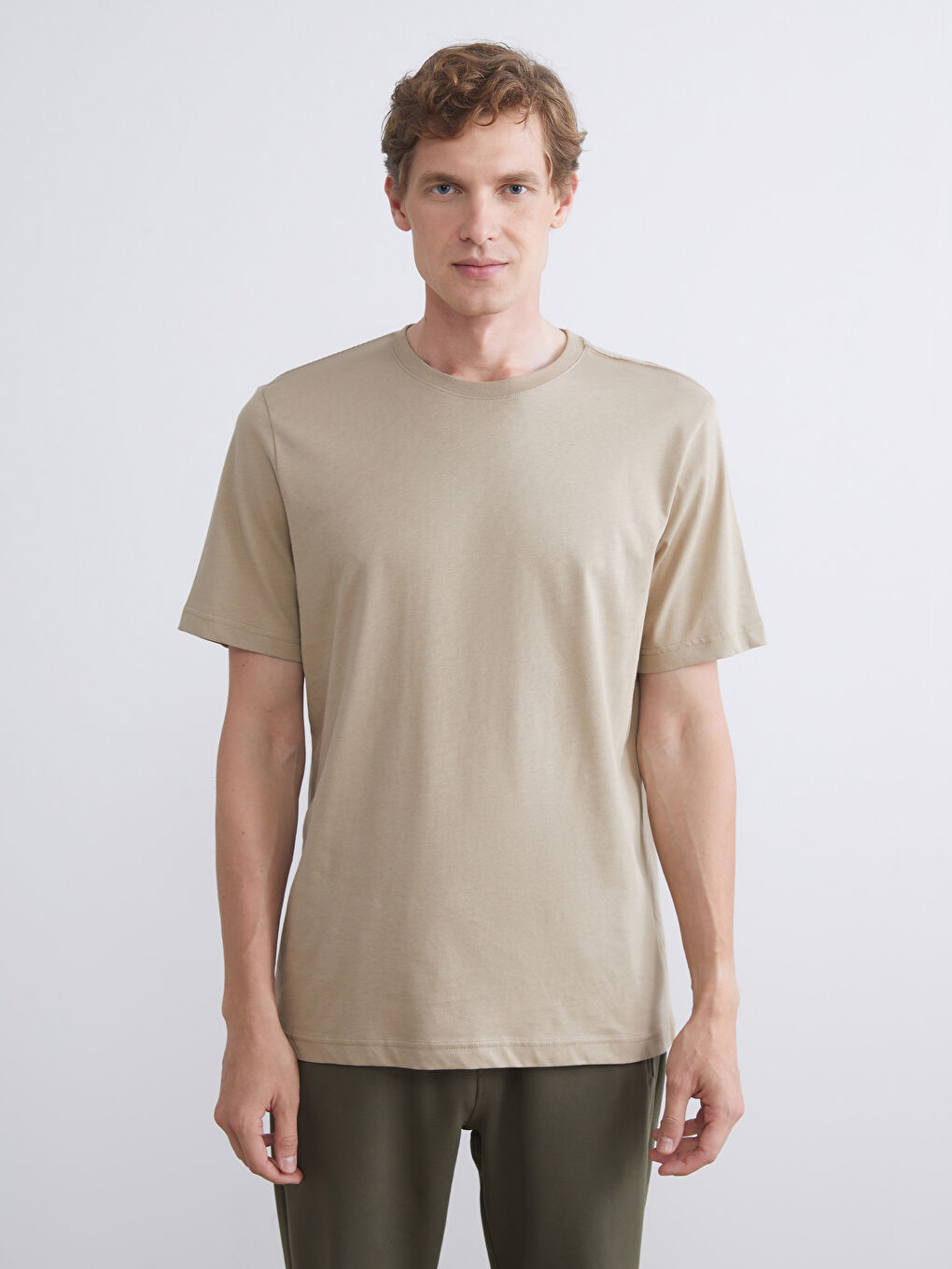 Crew Neck Short Sleeve Men's T-Shirt 3-Pack-3