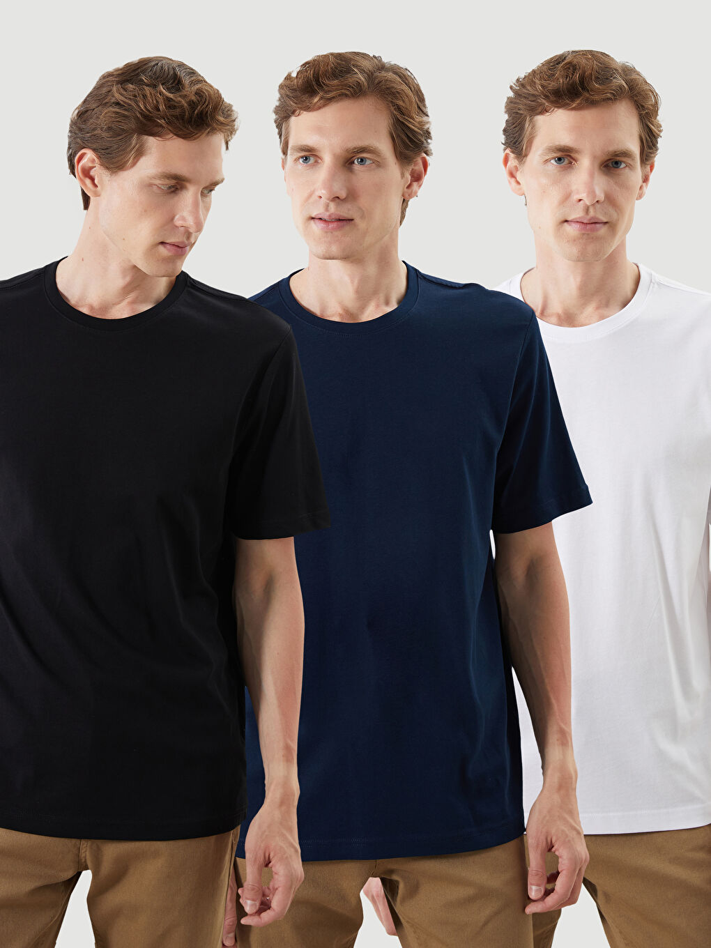 LCWAIKIKI Classic Man WHITE T-Shirt -S5QT87Z8-Q6K