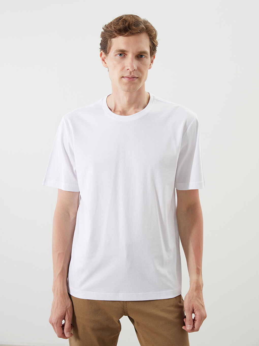 LCWAIKIKI Classic Man WHITE T-Shirt -S5QT87Z8-Q6K