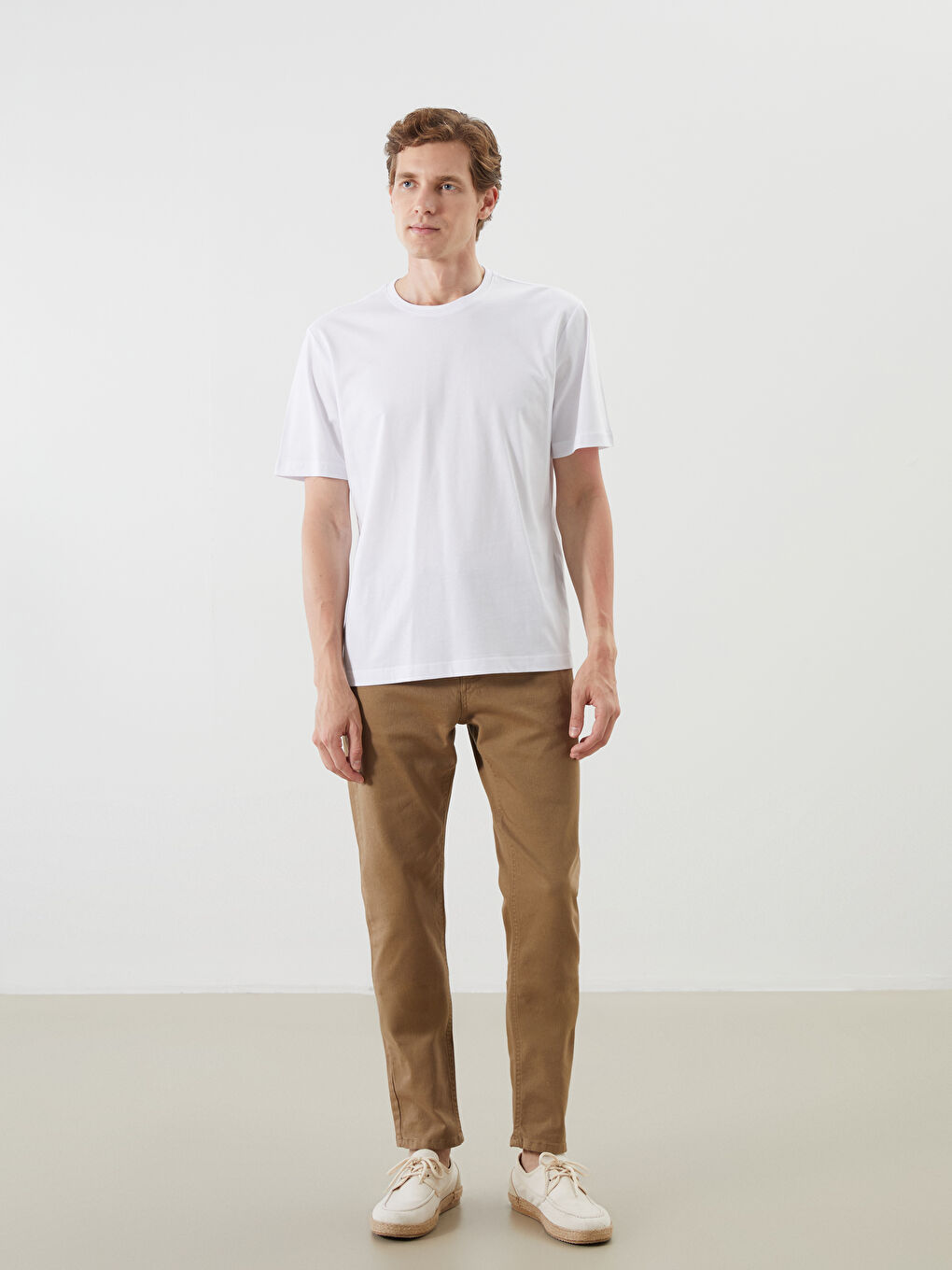 LCWAIKIKI Classic Man WHITE T-Shirt -S5QT87Z8-Q6K