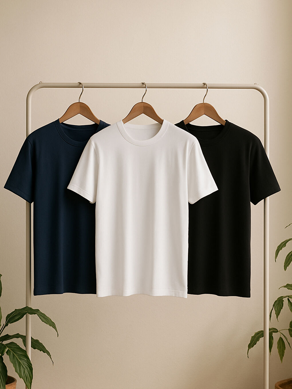 LCWAIKIKI Classic Man WHITE T-Shirt -S5QT87Z8-Q6K