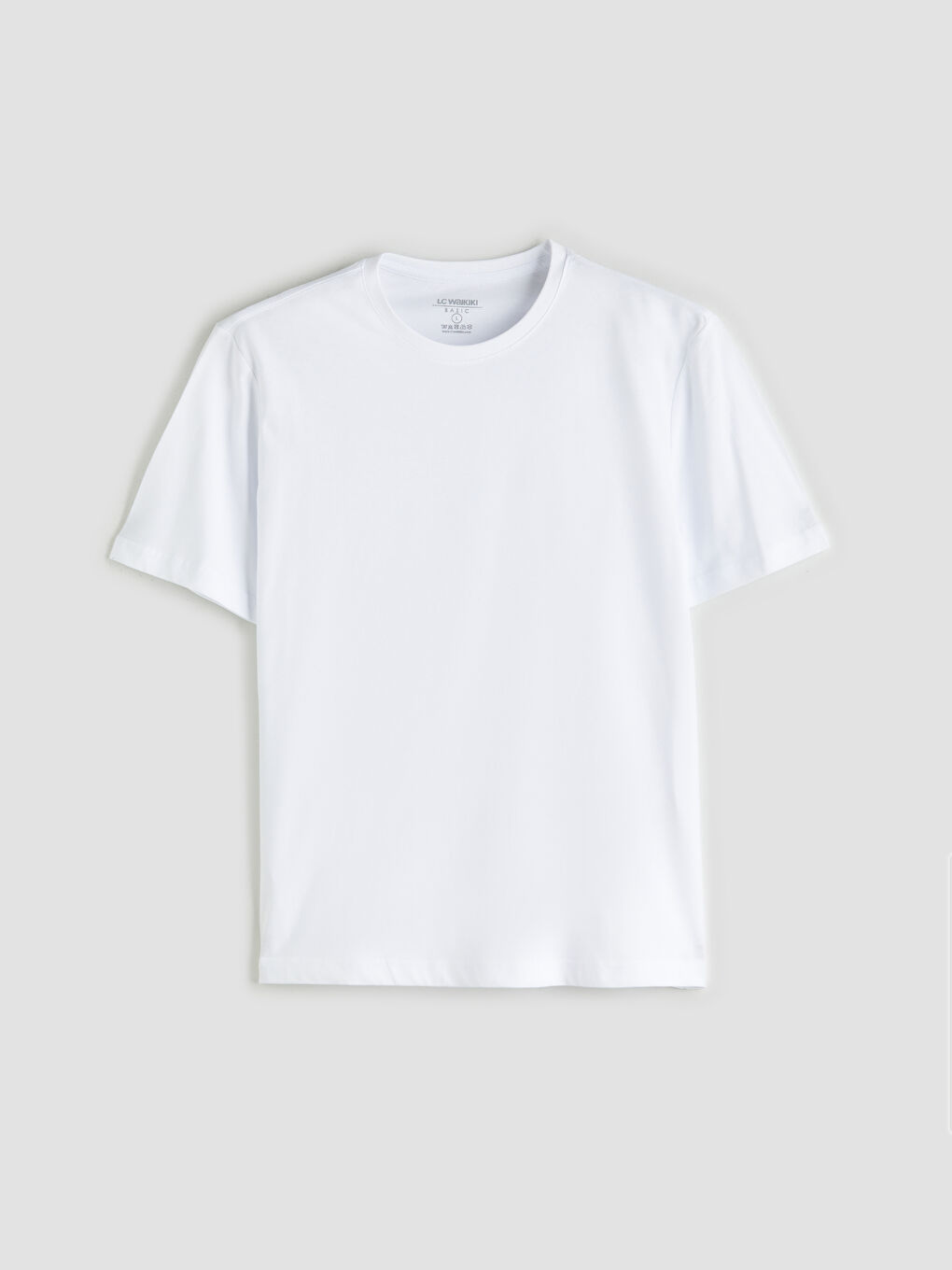 LCWAIKIKI Classic Man WHITE T-Shirt -S5QT87Z8-Q6K