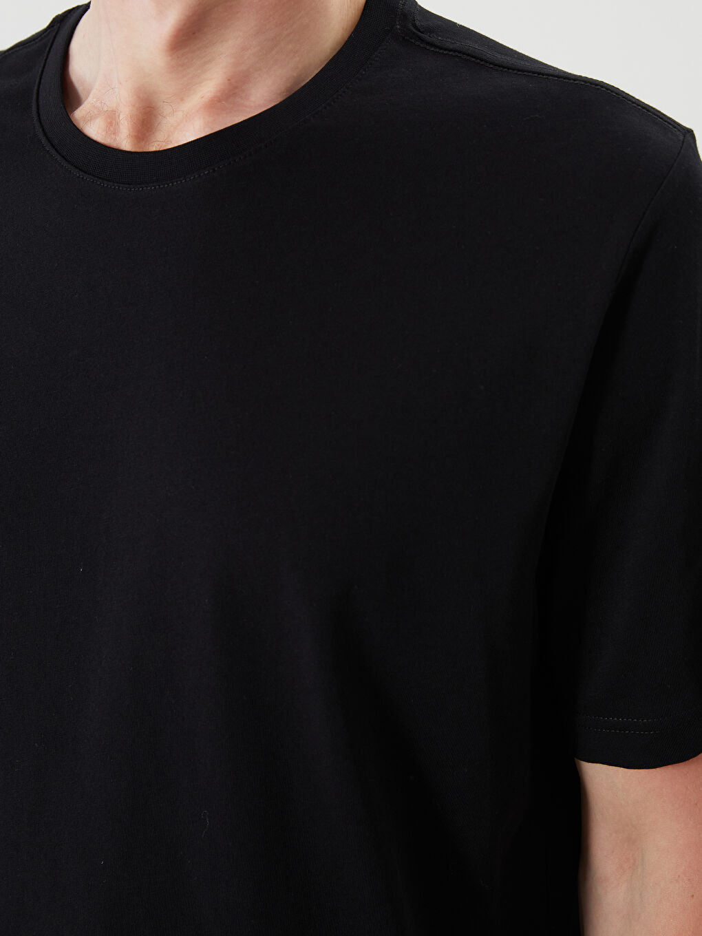 LCWAIKIKI Classic Man ANTHRACITE T-Shirt -S5QT87Z8-YP2