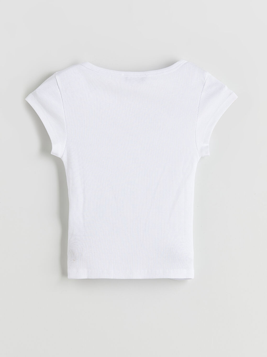 LCW Vision Square Collar Women's T-Shirt -S5QT89Z8-Q6K