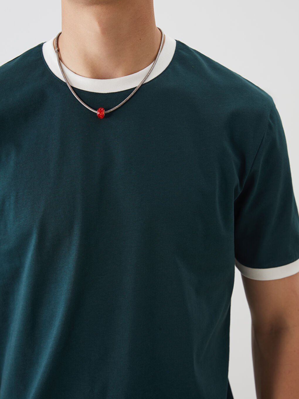 XSIDE Crew Neck Jersey Men's T-Shirt -S5QT96Z8-YKN