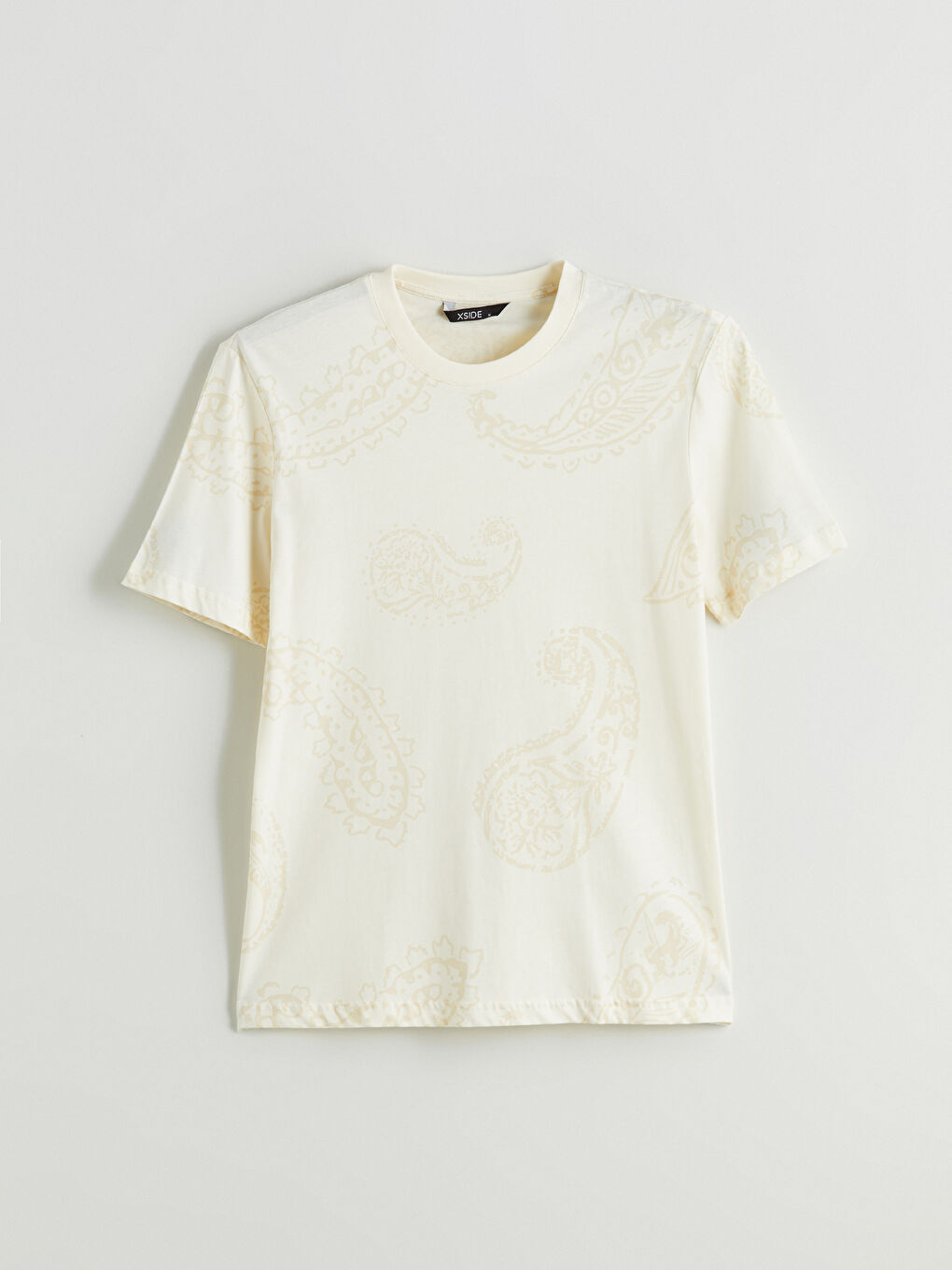 Crew Neck Printed Jersey Men's T-Shirt -S5QU40Z8-Z6G