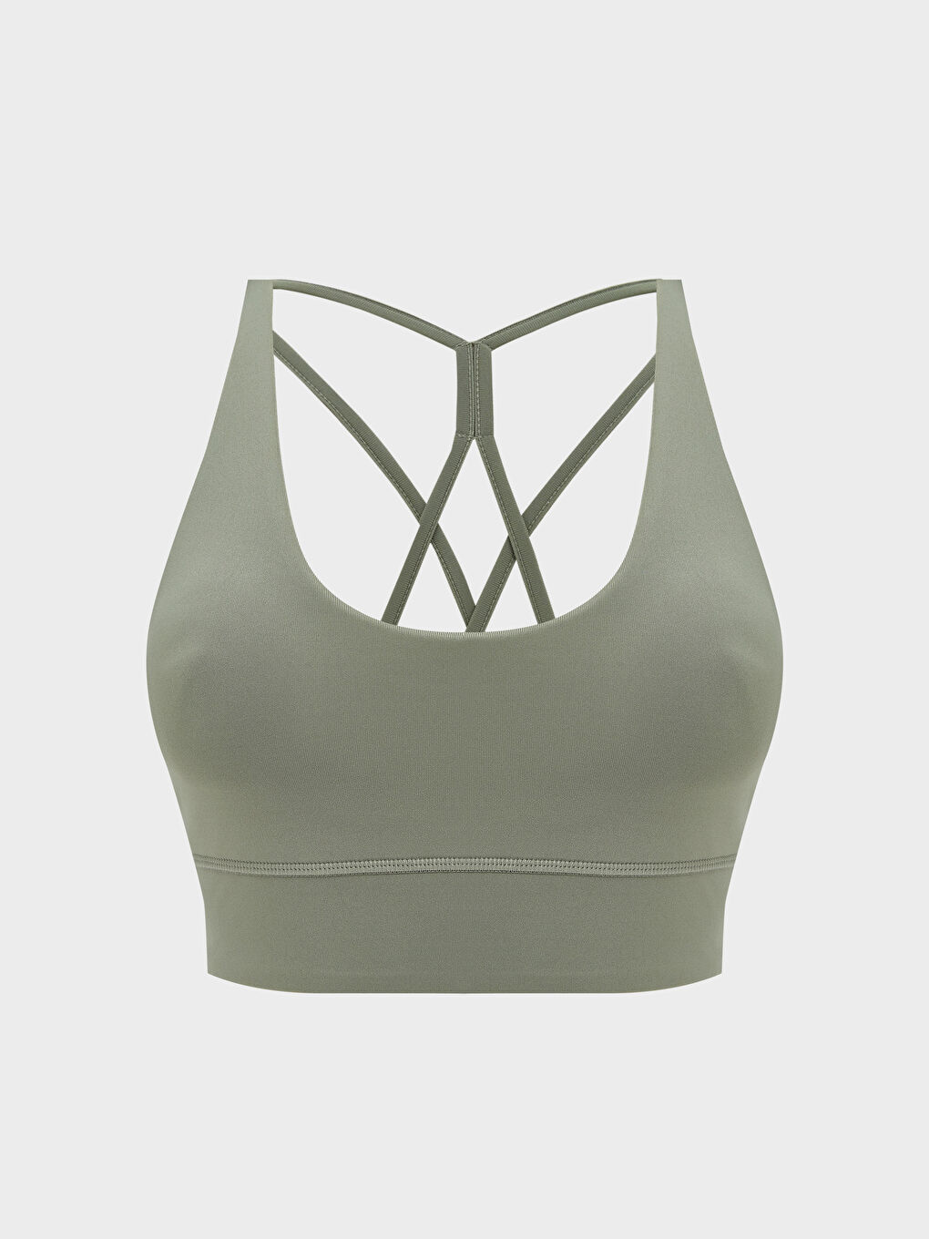 U Neck Women's Sports Bustier -S5QU41Z8-PNH