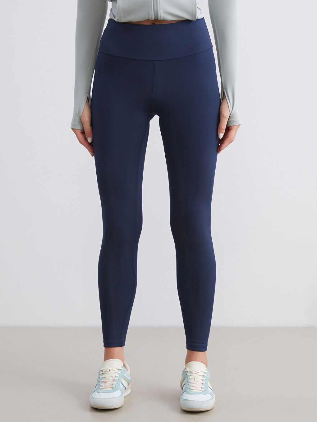 سروال رياضي نساء بخصر مطاطي-1