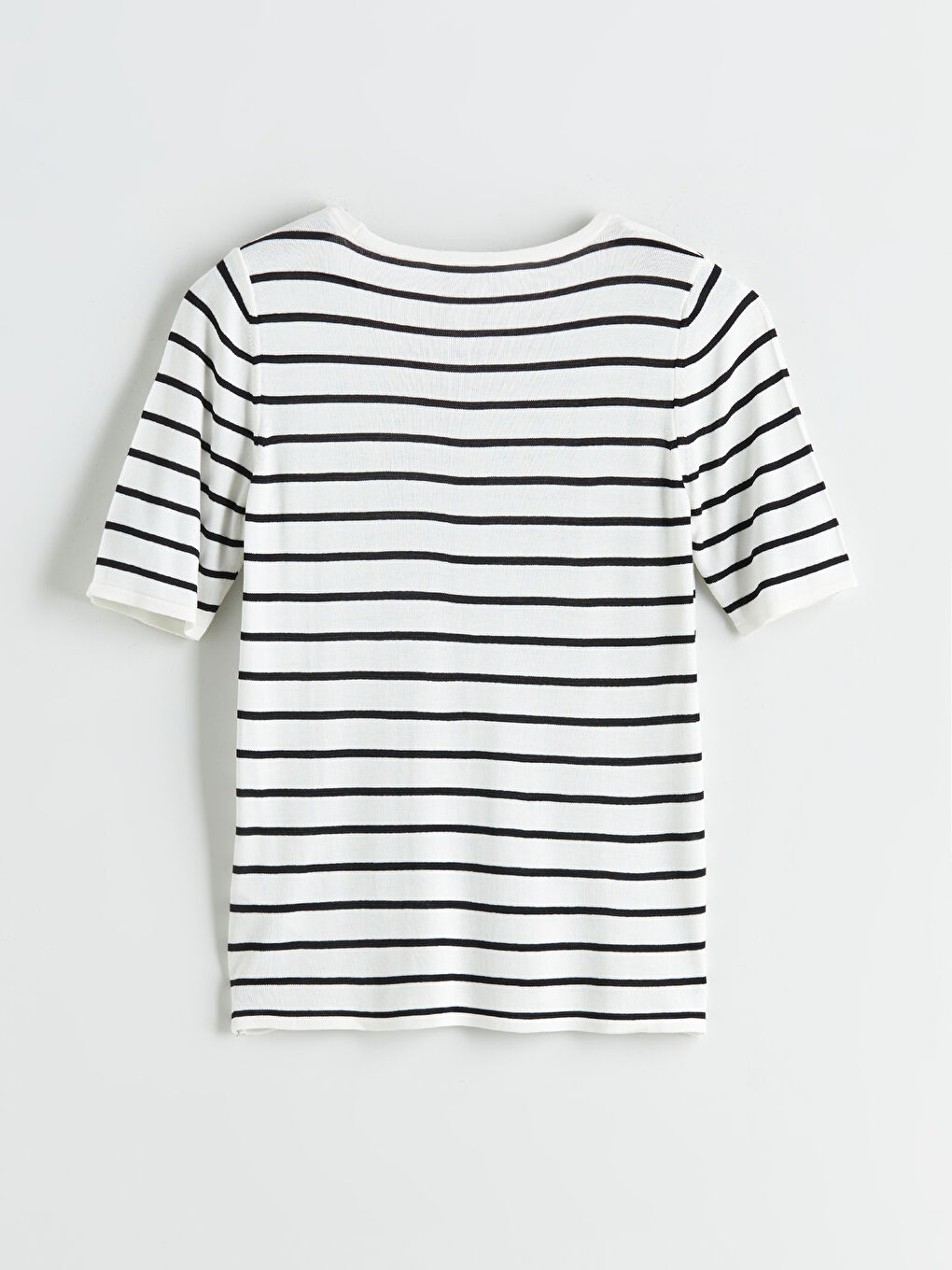 Crew Neck Striped Women's Knitwear Sweater -S5QU44Z8-LEG