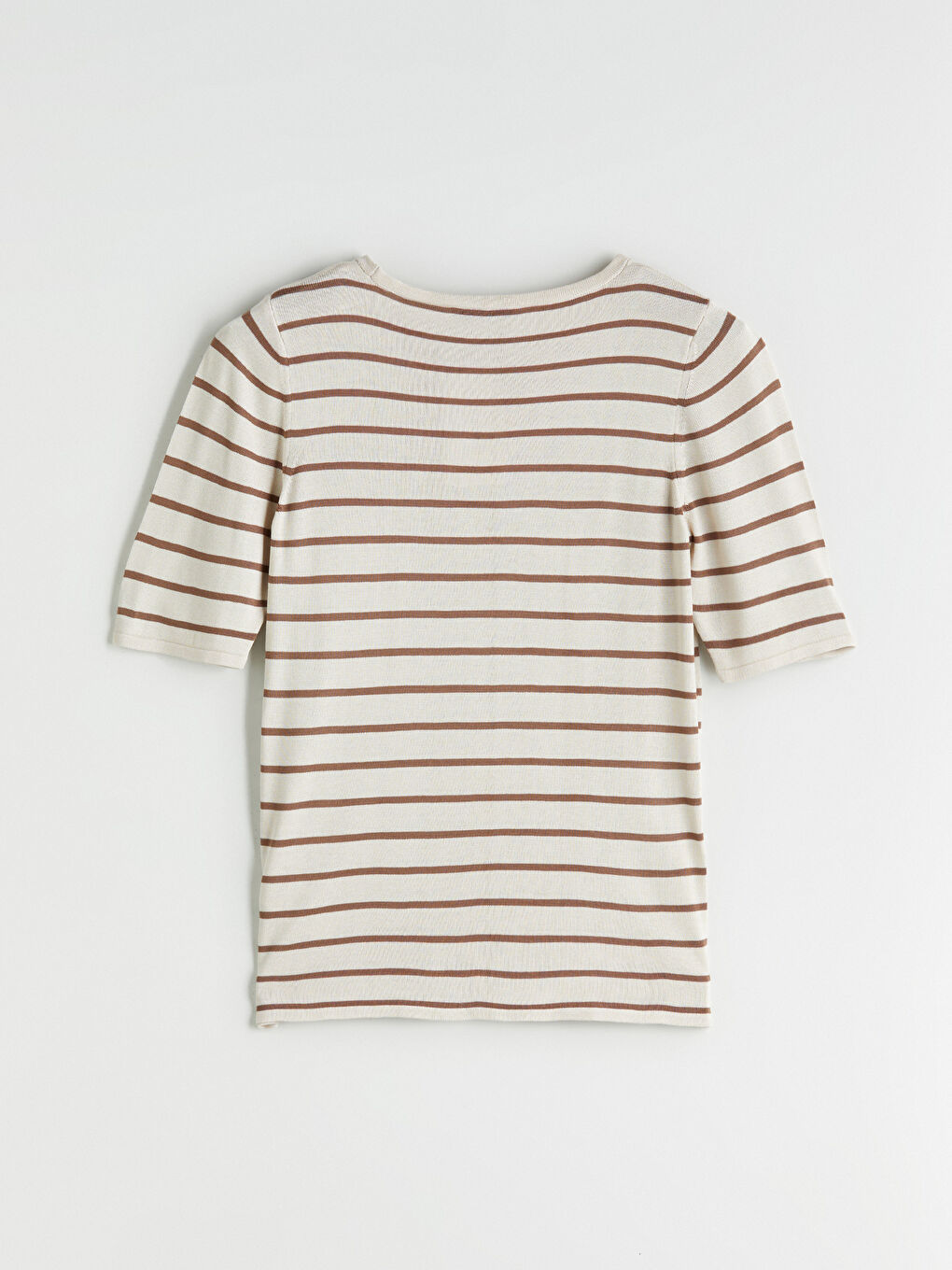 Crew Neck Striped Women's Knitwear Sweater -S5QU44Z8-ELZ