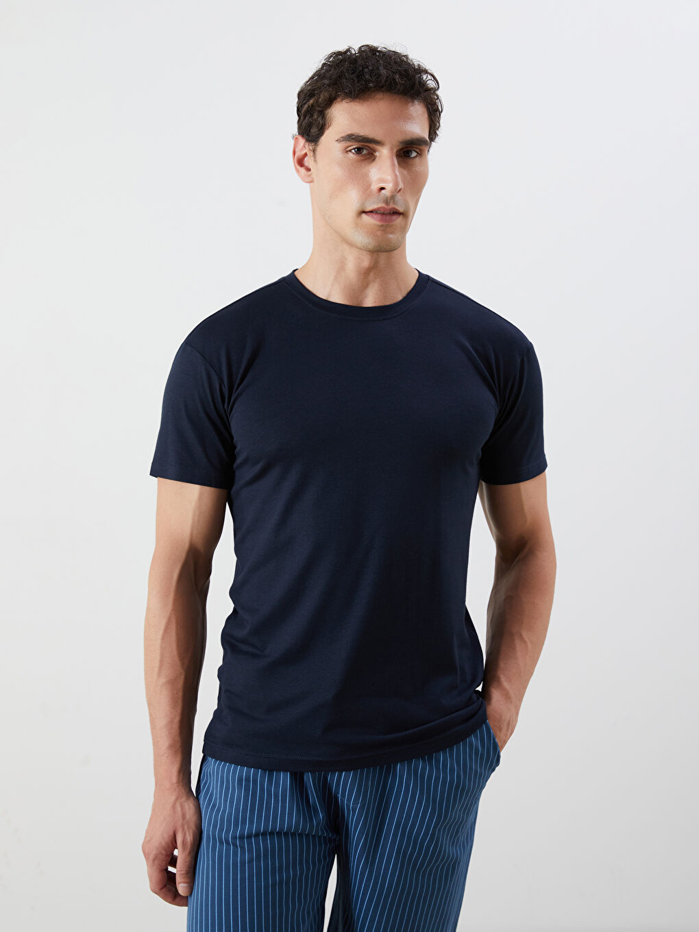 Crew Neck Short Sleeve Men's T-Shirt