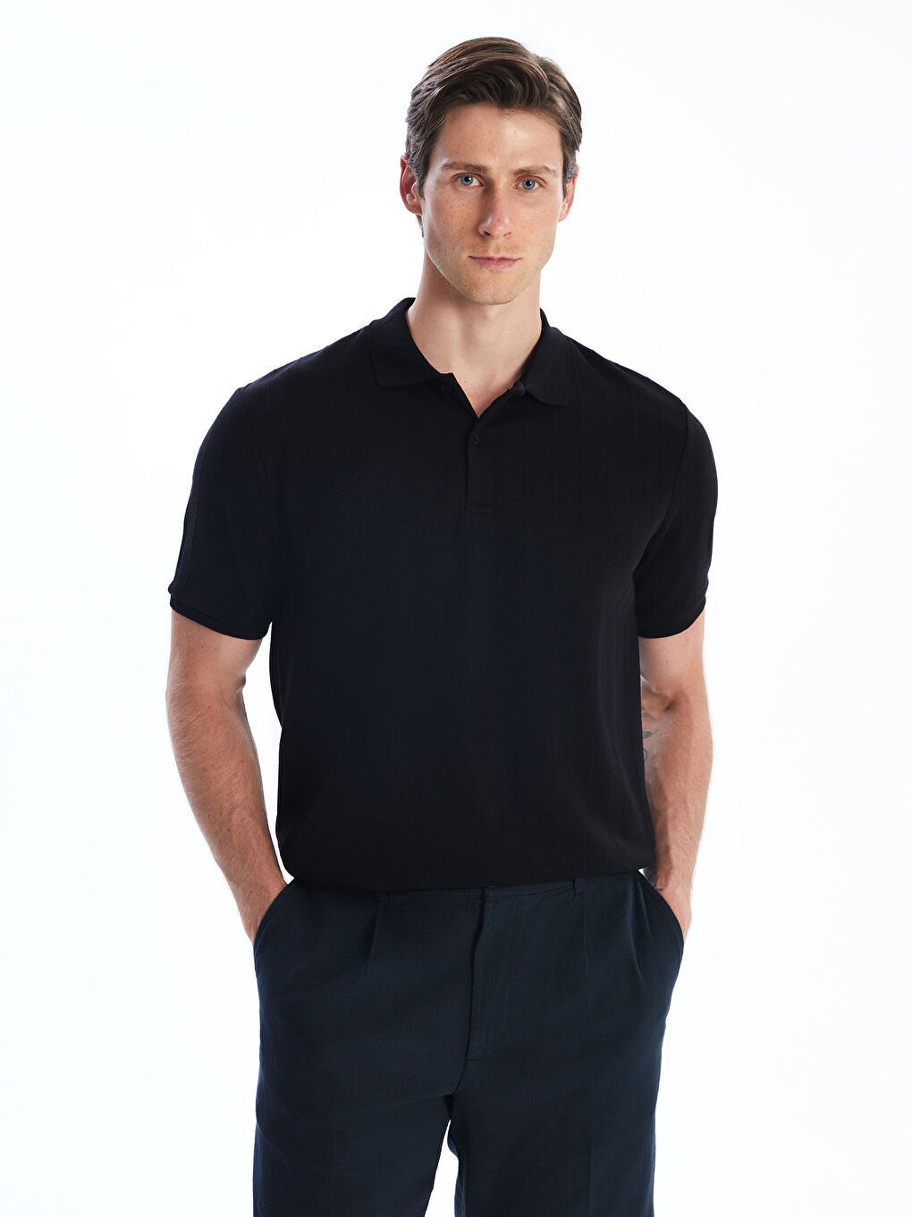 SOUTHBLUE Men's Polo Neck T-Shirt -S5QU68Z8-CVL