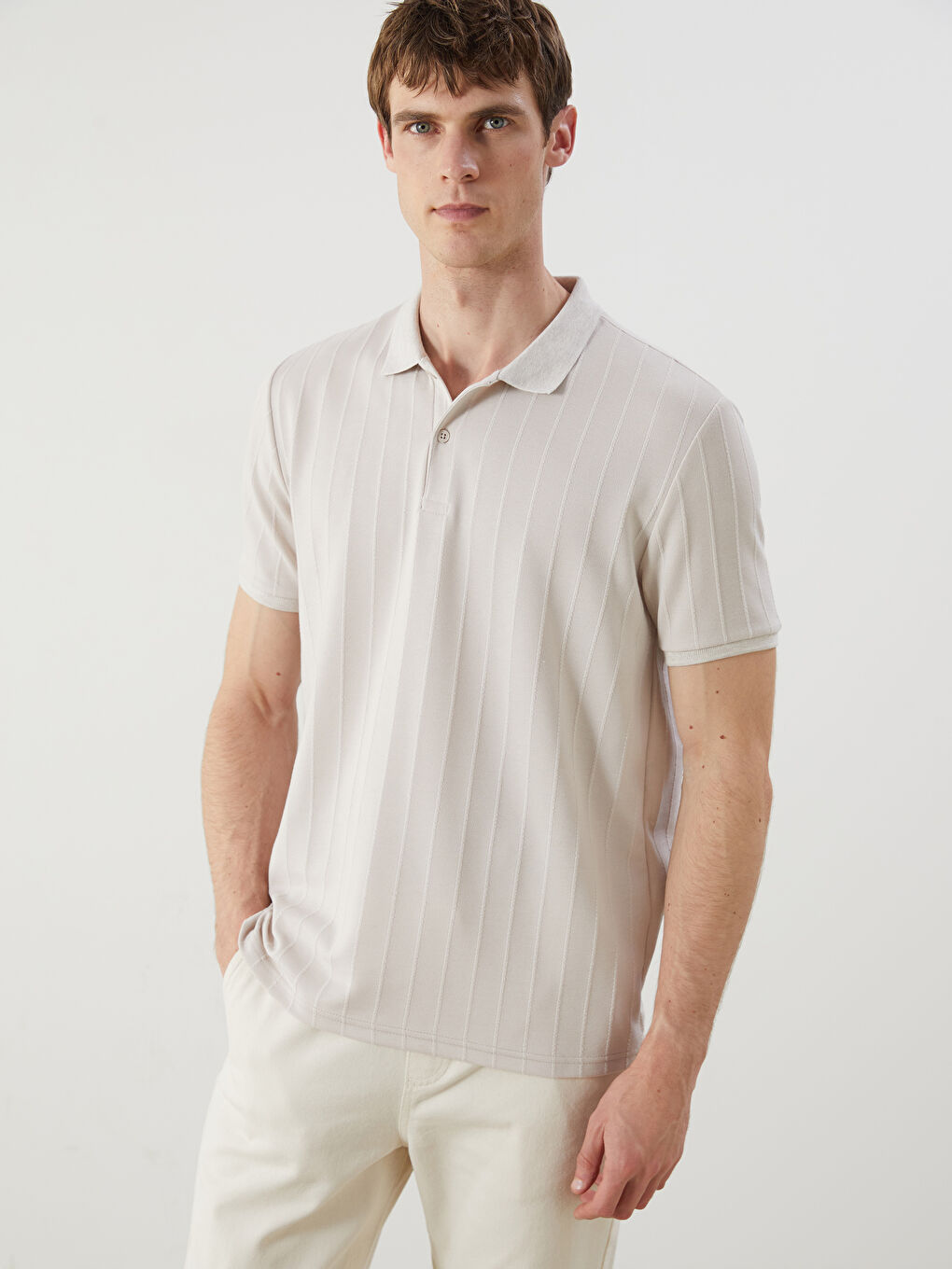 SOUTHBLUE Men's Polo Neck T-Shirt -S5QU68Z8-DS3