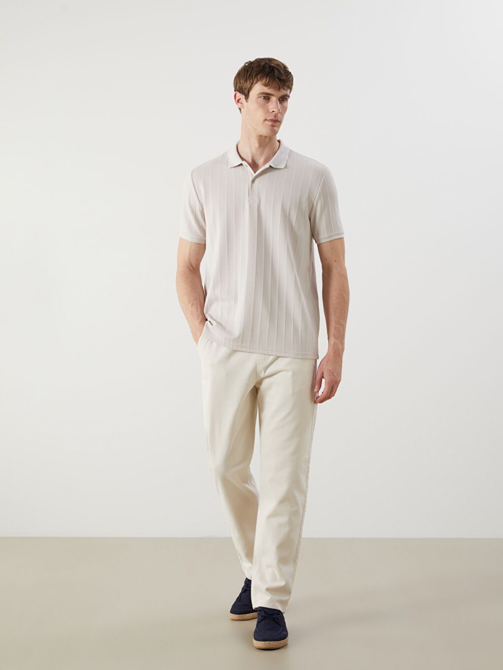 SOUTHBLUE Men's Polo Neck T-Shirt -S5QU68Z8-DS3