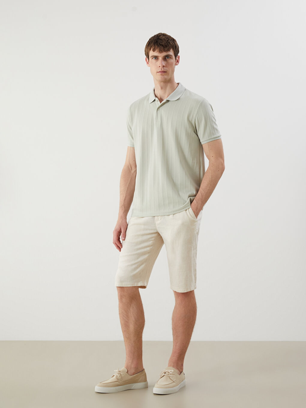 SOUTHBLUE Men's Polo Neck T-Shirt -S5QU68Z8-RDZ