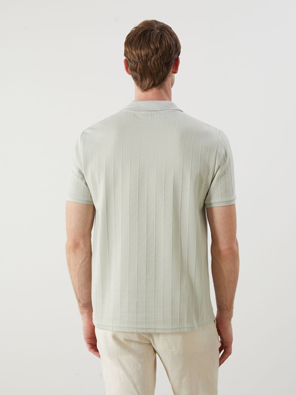 SOUTHBLUE Men's Polo Neck T-Shirt -S5QU68Z8-RDZ