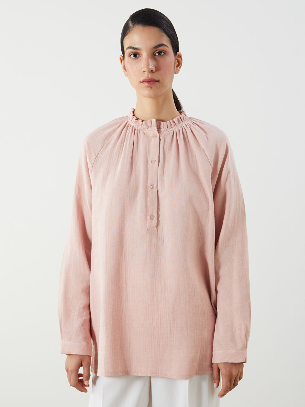 Woman ORANGE Blouse -S5QU71Z8-DHT