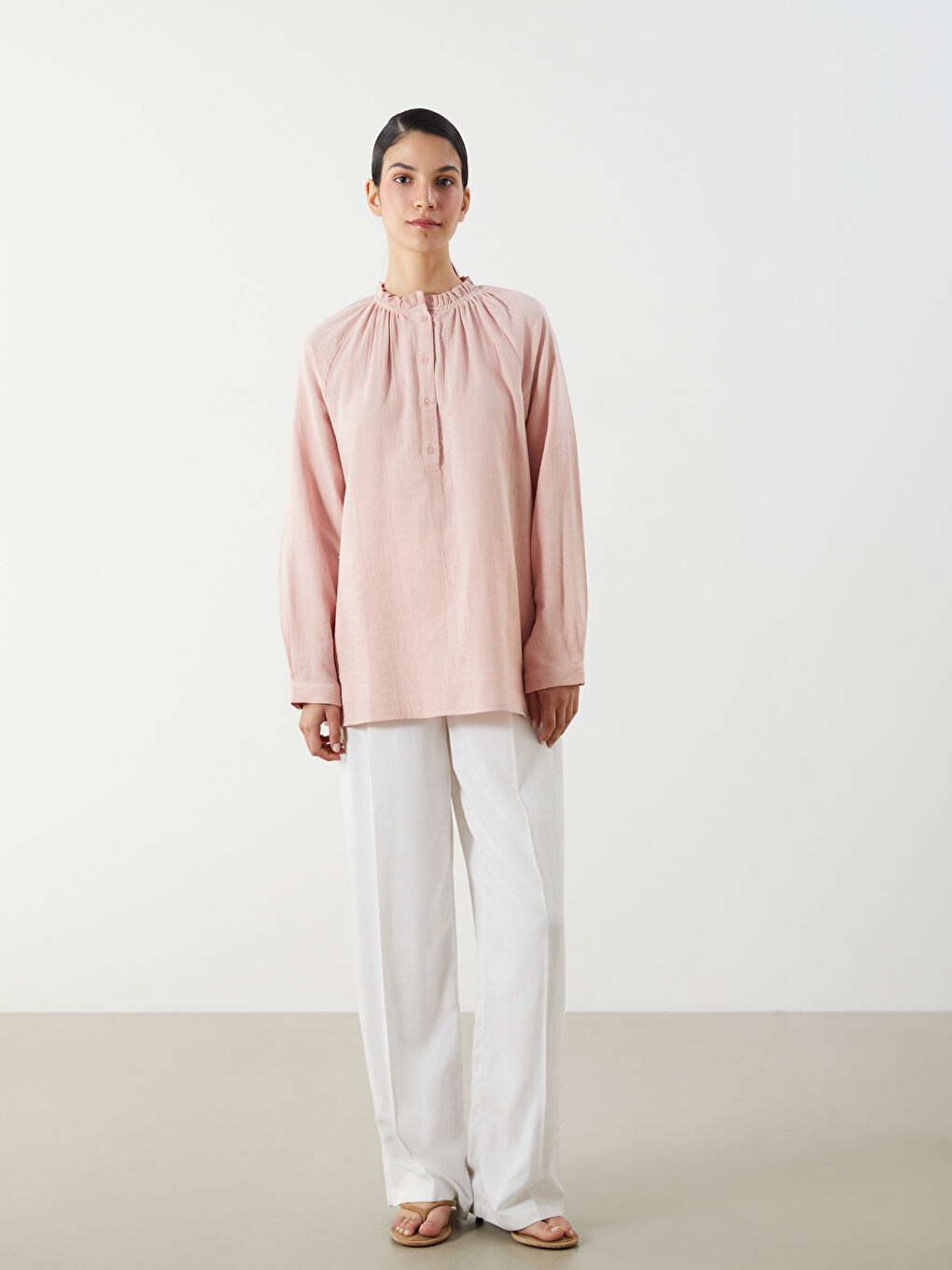 Woman ORANGE Blouse -S5QU71Z8-DHT