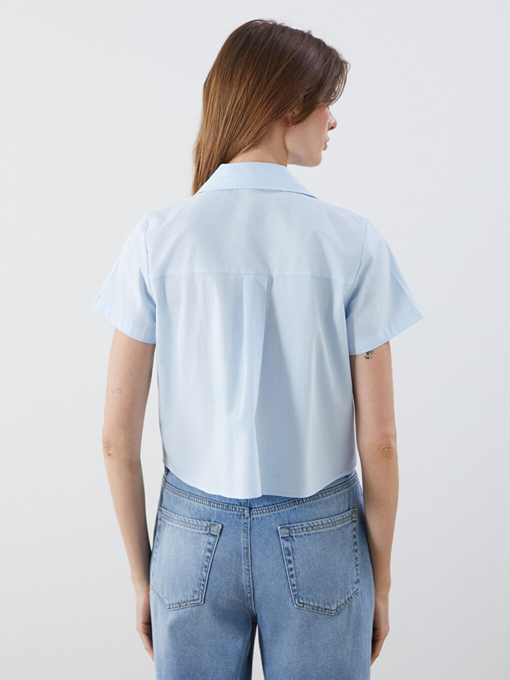 LCW Vision Woman BLUE Shirt -S5QU76Z8-FND