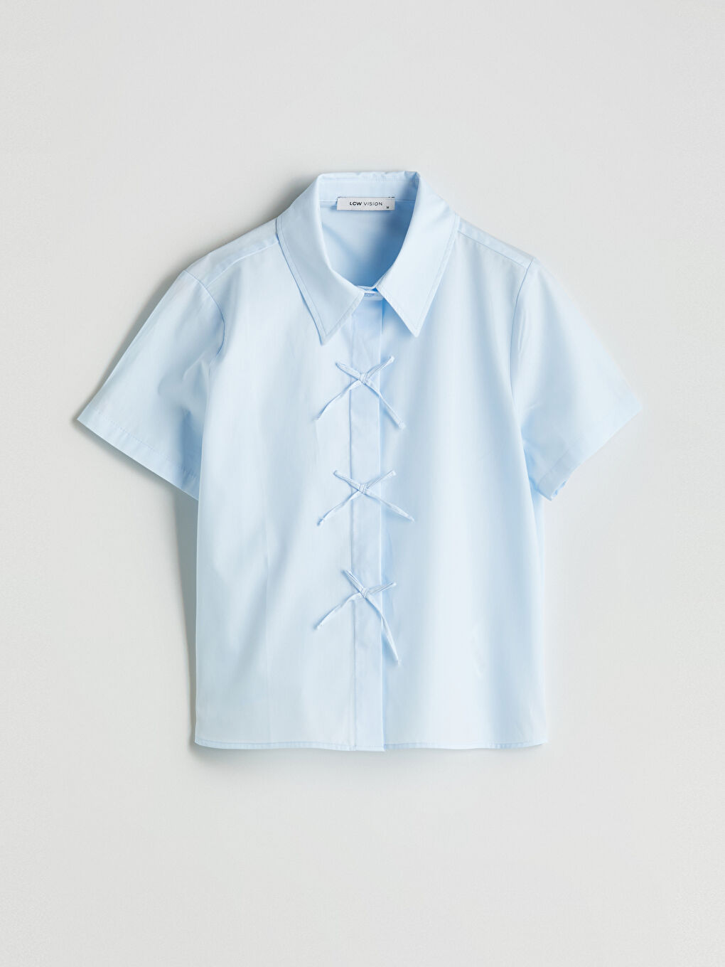 Woman BLUE Shirt -S5QU76Z8-FND