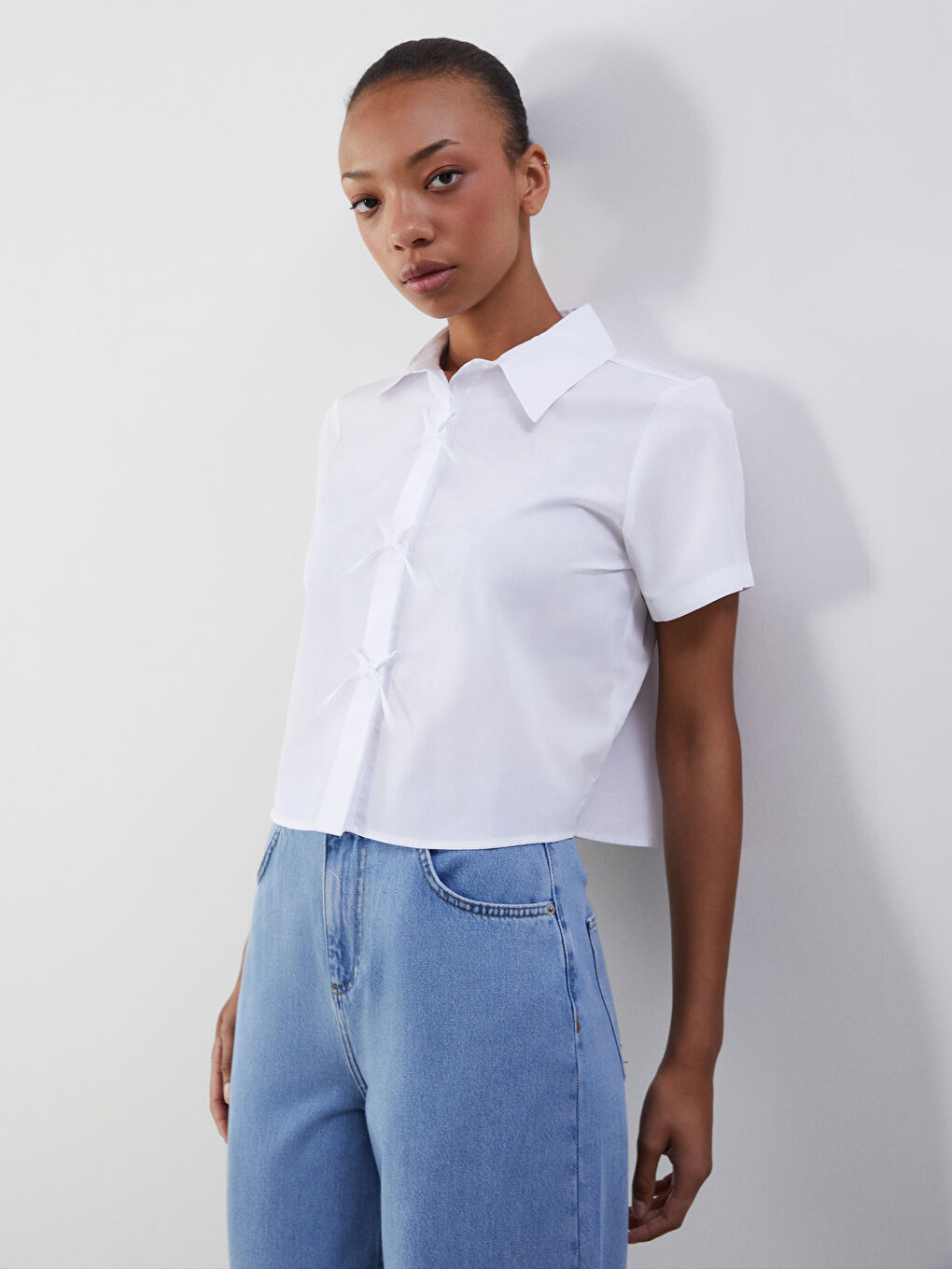 Woman ECRU Shirt -S5QU76Z8-R9J