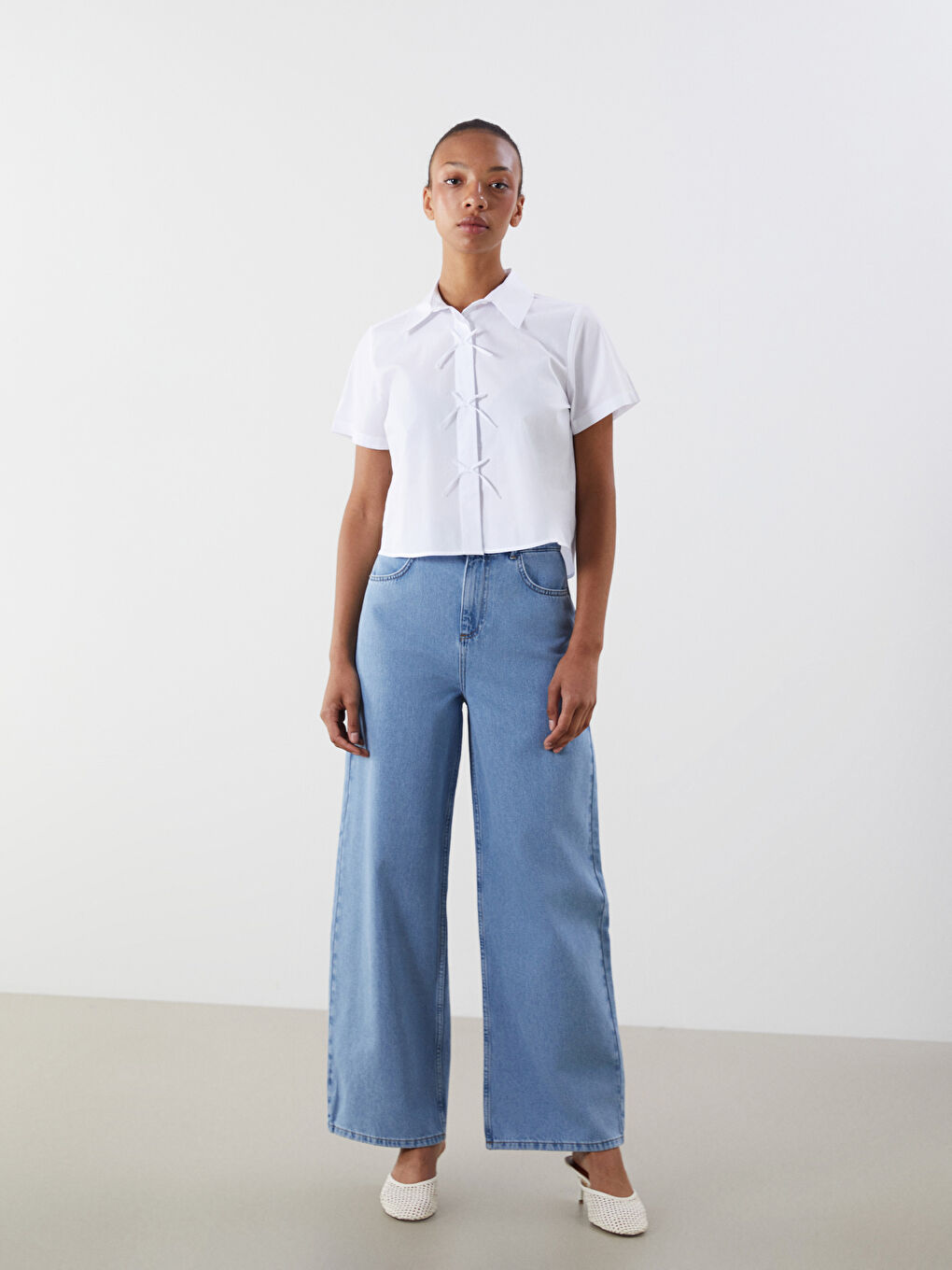 Woman ECRU Shirt -S5QU76Z8-R9J
