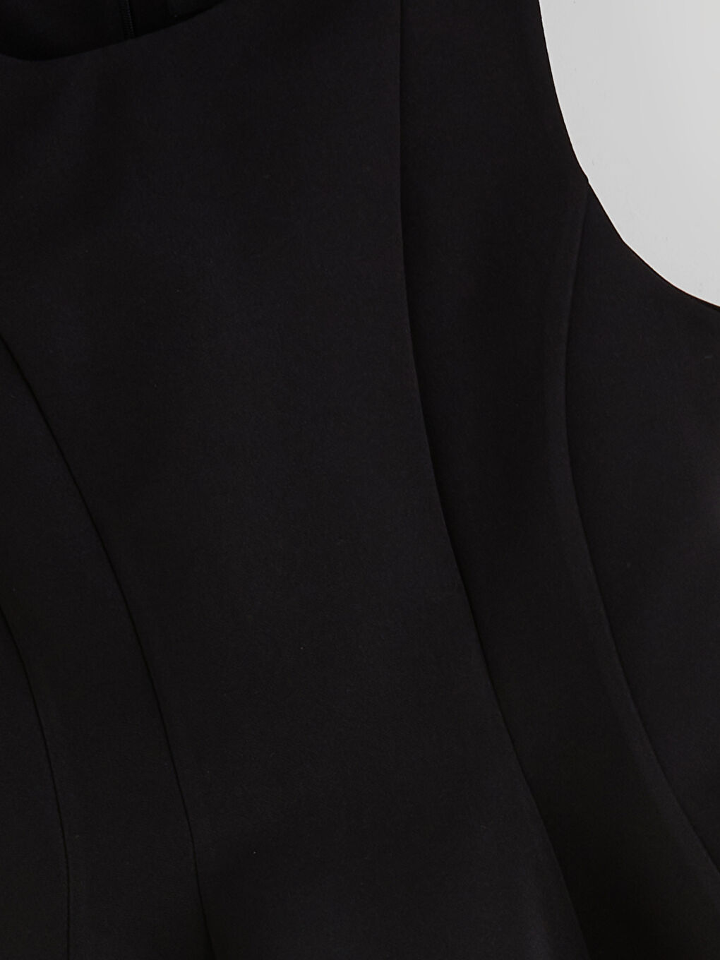 LCW Vision Crew Neck Peplum Blouse -S5QU84Z8-CVL