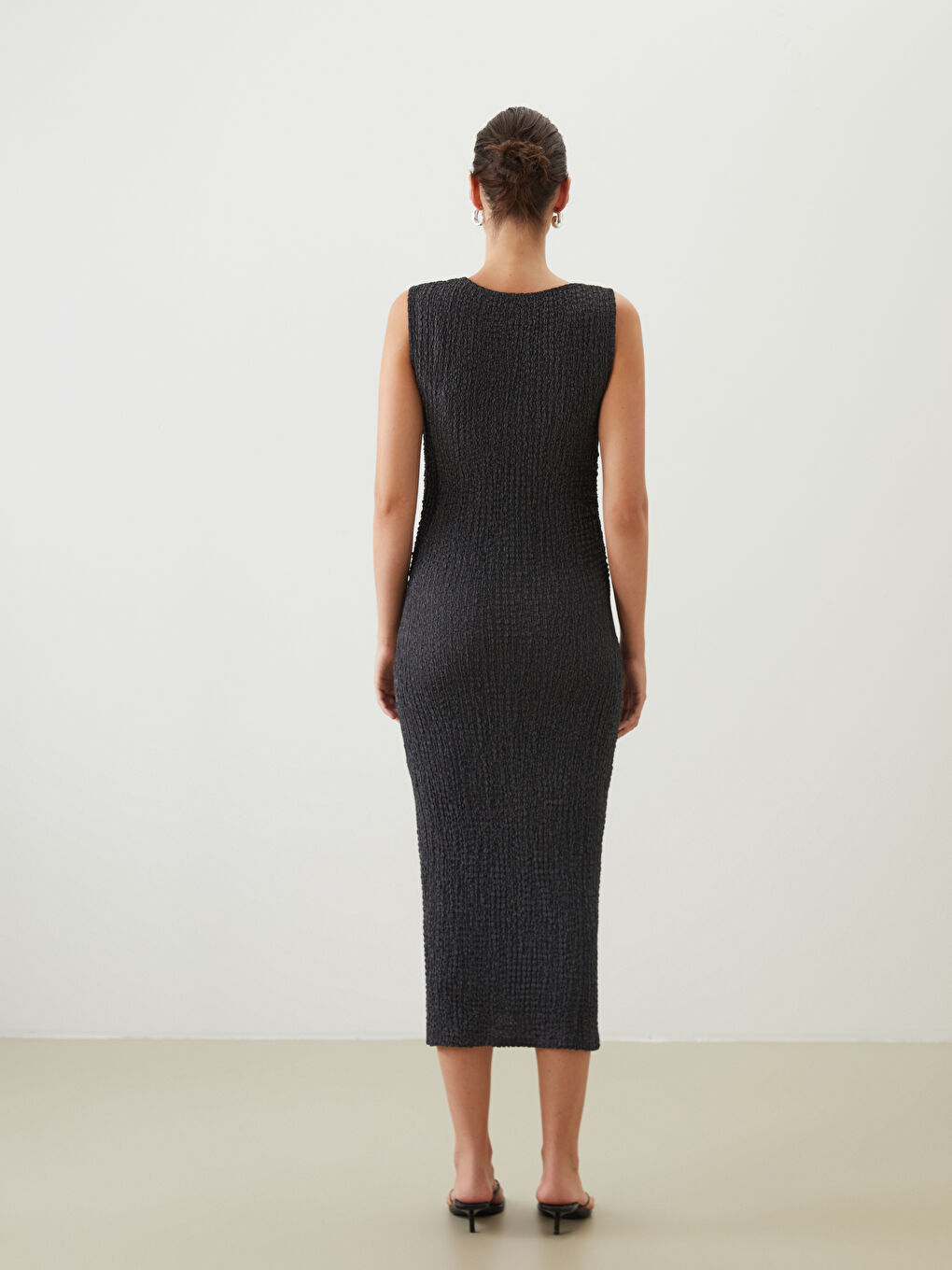 Woman ANTHRACITE Dress -S5QV11Z8-E93
