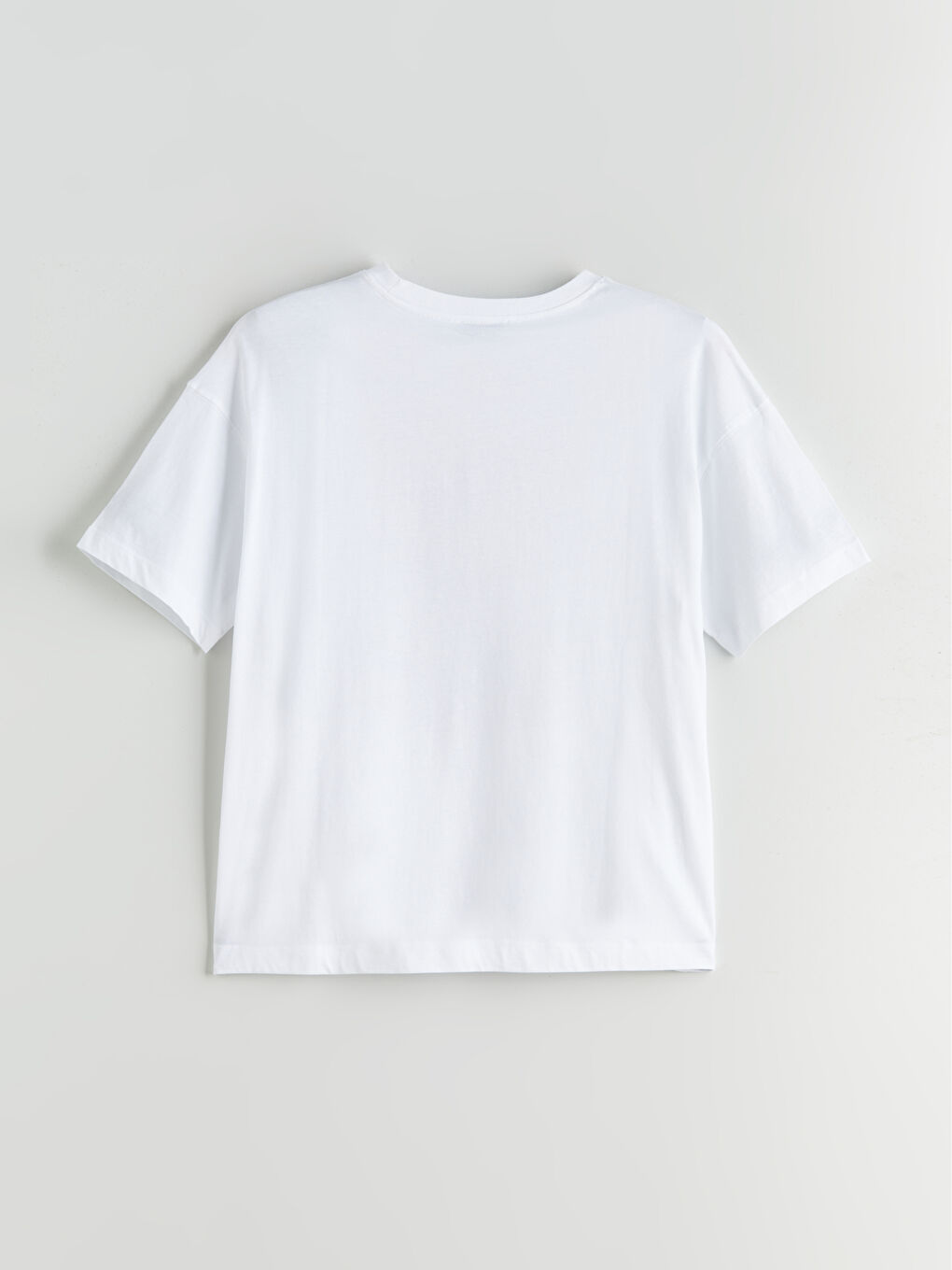 Crew Neck Printed Oversize Women's T-Shirt-5