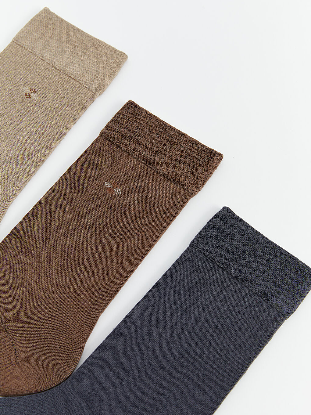 Karışık Desenli Bambu Erkek Soket Çorap 5'li-3