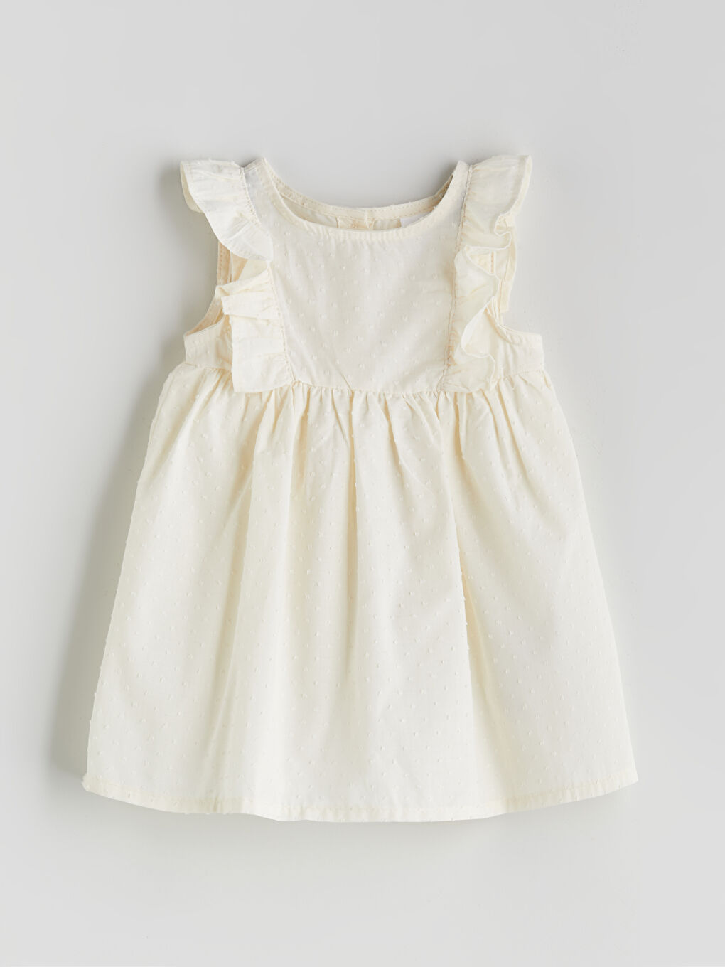 Crew Neck Baby Girls' Dress -S5QV29Z1-FDU