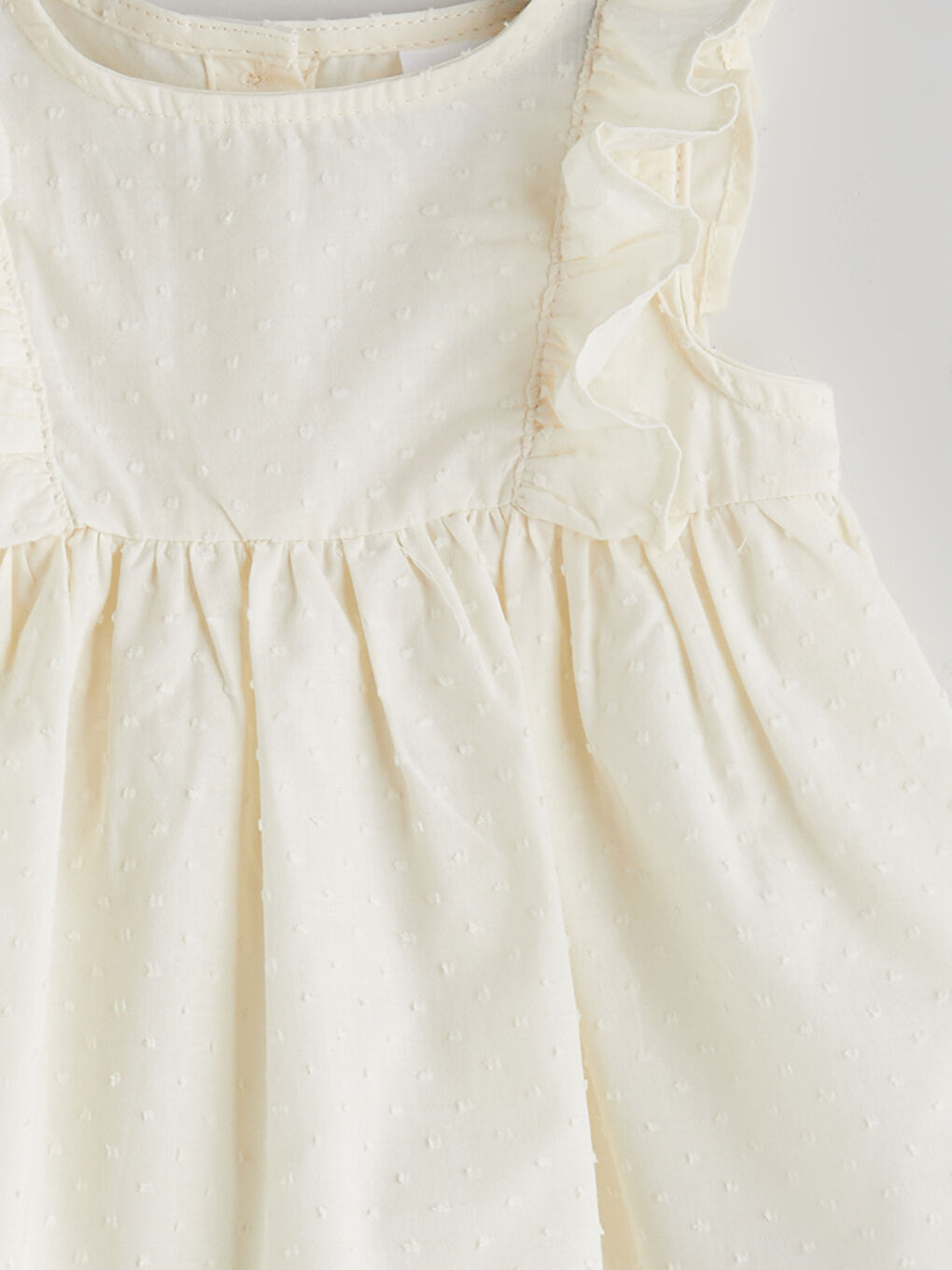 Crew Neck Baby Girls' Dress -S5QV29Z1-FDU