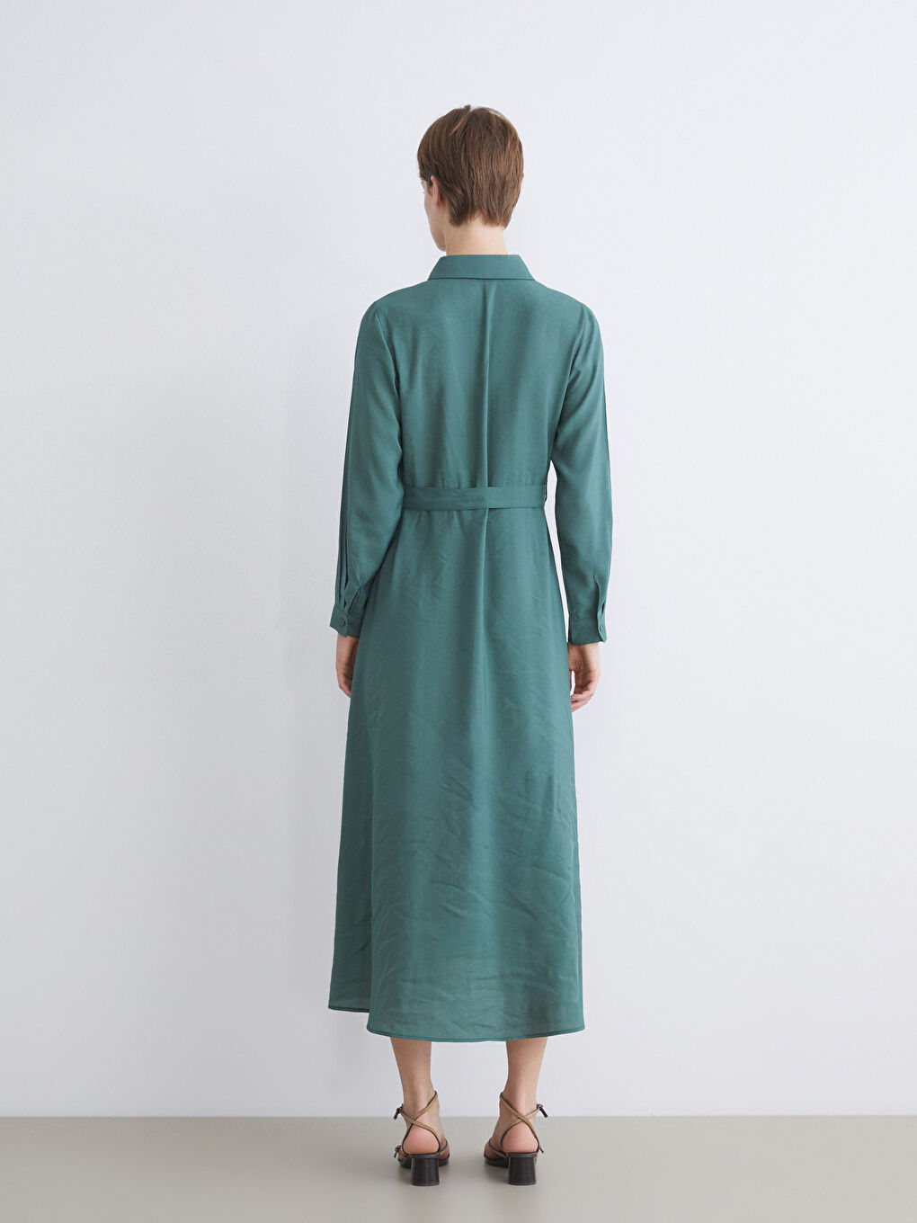 Modal Blend Shirt Dress-3
