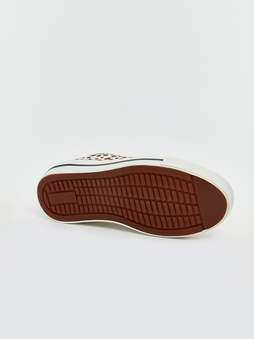 Bej Leopar Desenli Kız Çocuk Spor Ayakkabı-3