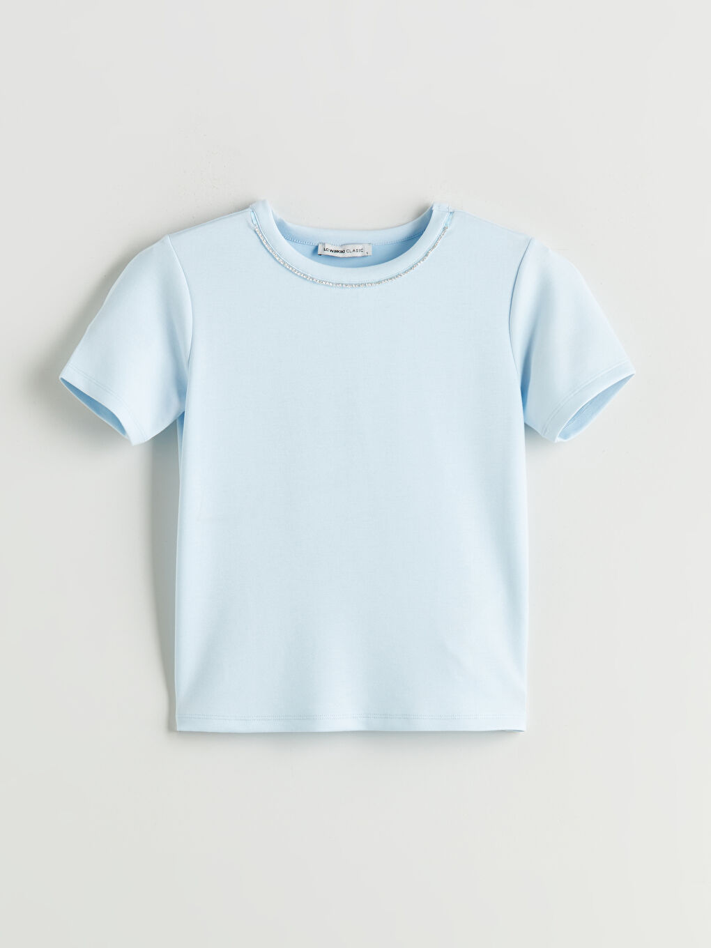 LCWAIKIKI Classic Crew Neck Women's T-Shirt -S5QV70Z8-QVV