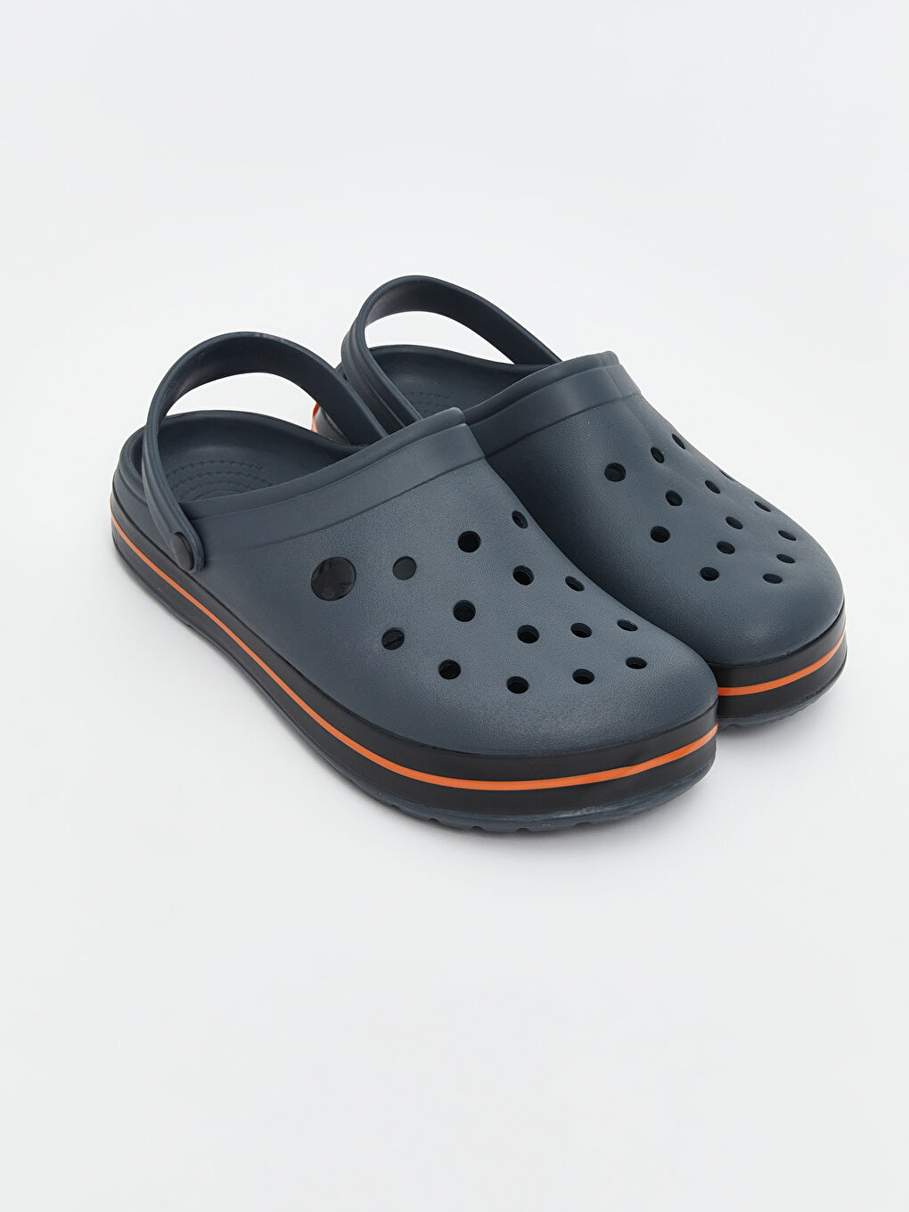 صنادل شاطئ انثراسايت / رمادي داكن رجل -S5QV83Z8-CWN