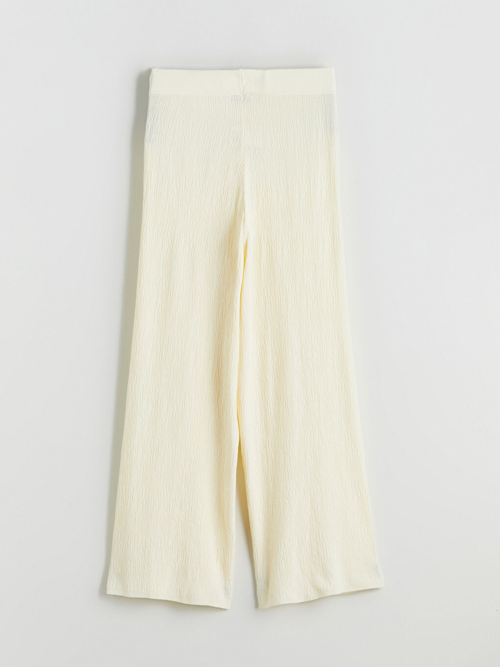 LCWAIKIKI Classic Elasticated Waist Textured Women's Knitwear Trousers -S5QV84Z8-ETY