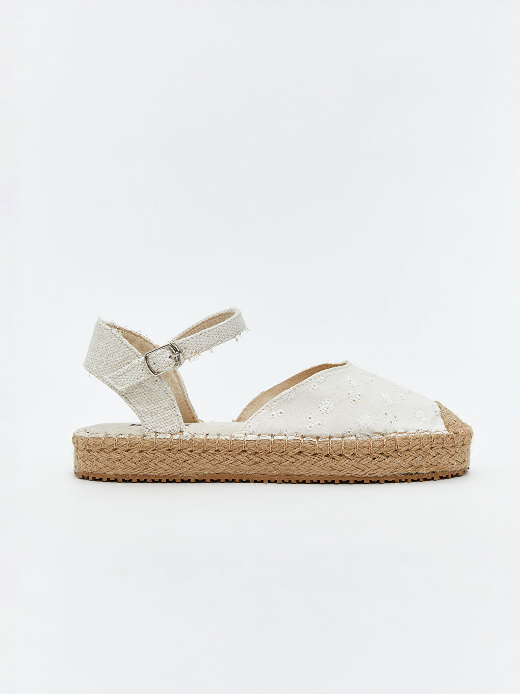 Bej Bilekten Bağlamalı Kız Çocuk Sandalet-1